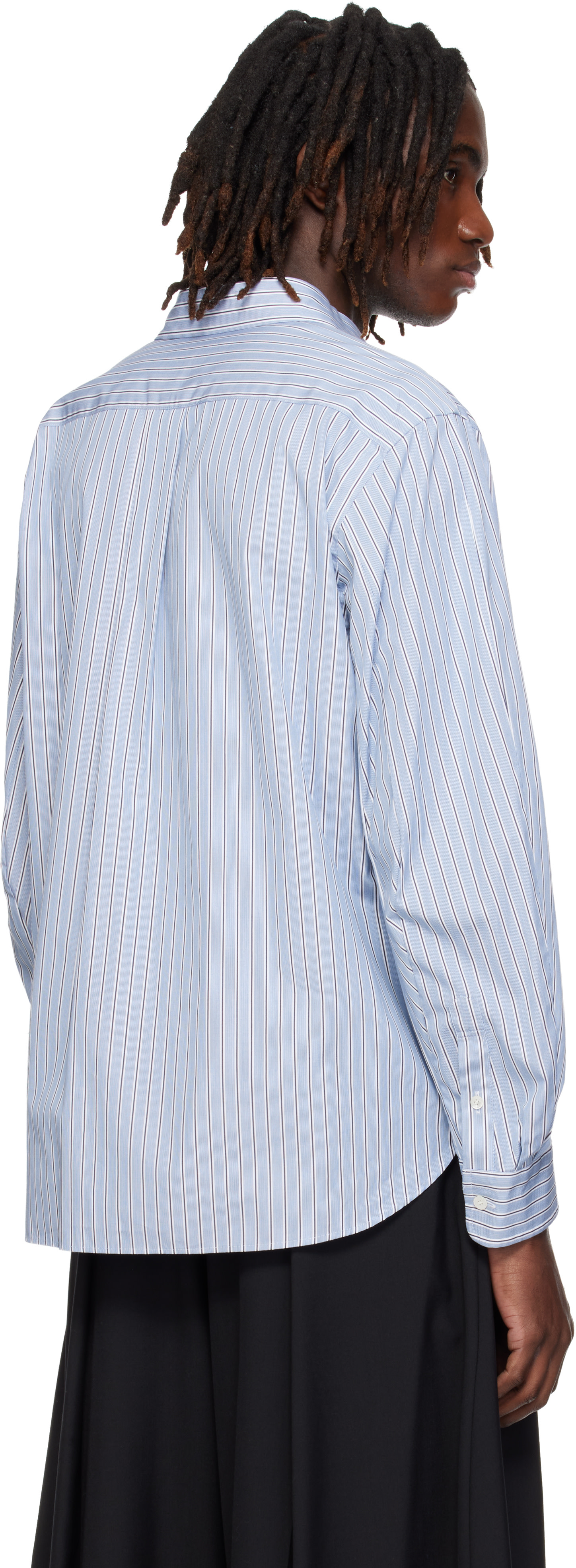 サカイ 23-06918 Chiffon Mix Cotton Poplin Shirt 2 sacai Cotton Poplin x Nylon Twill Shirt – mou by ACROPOLIS