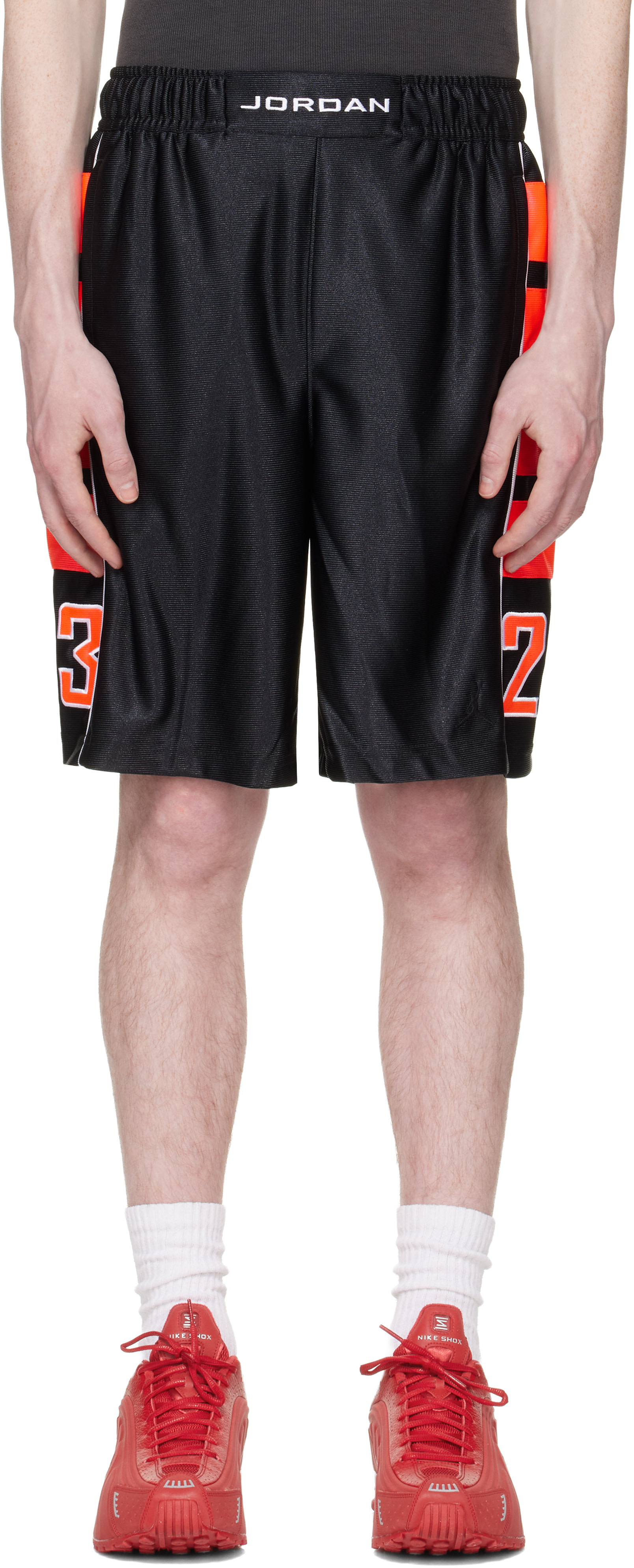 Nike Jordan - Short Brooklyn noir à logo