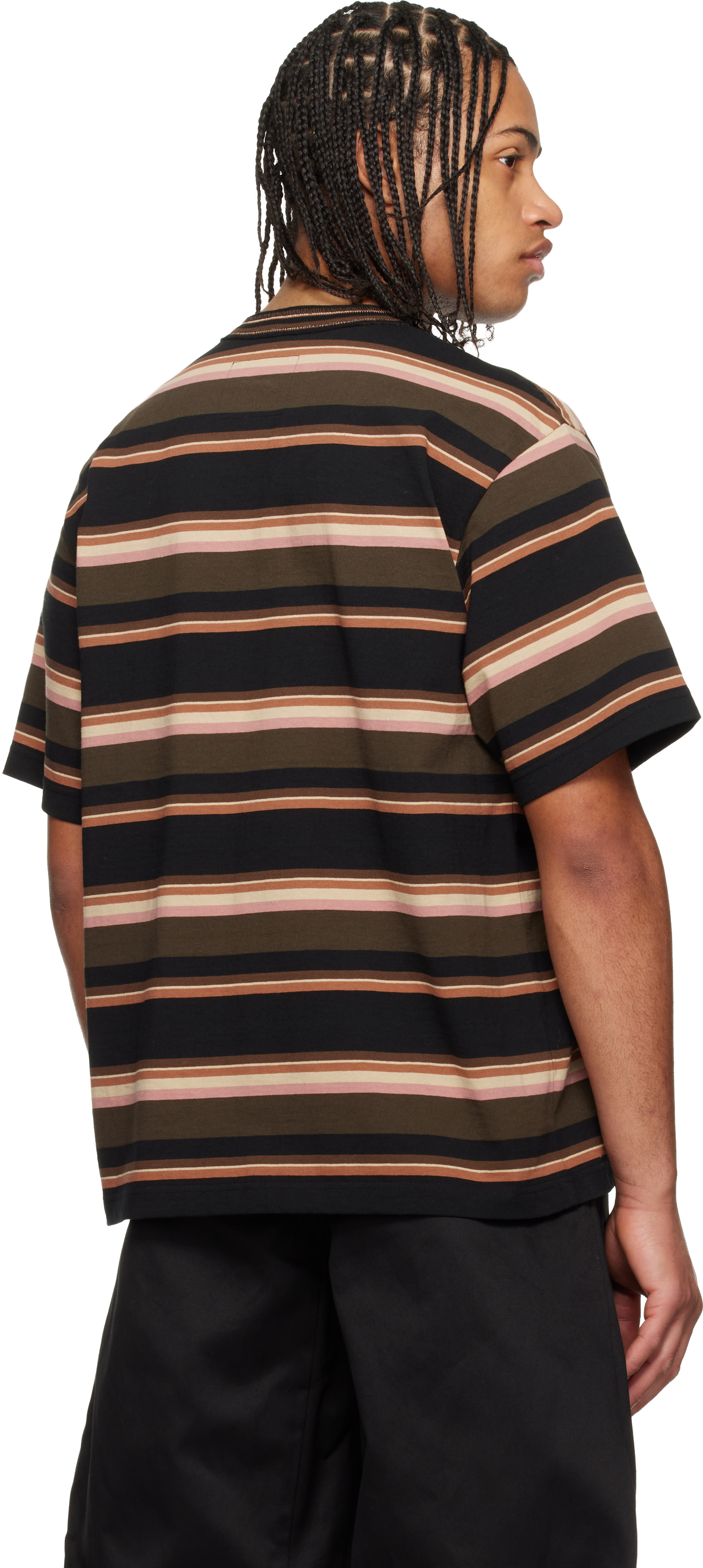 sacai ボーダー シャツ SACAI / マルチカラー Horizontal ボーダー Tシャツ｜ESTNATION ONLINE