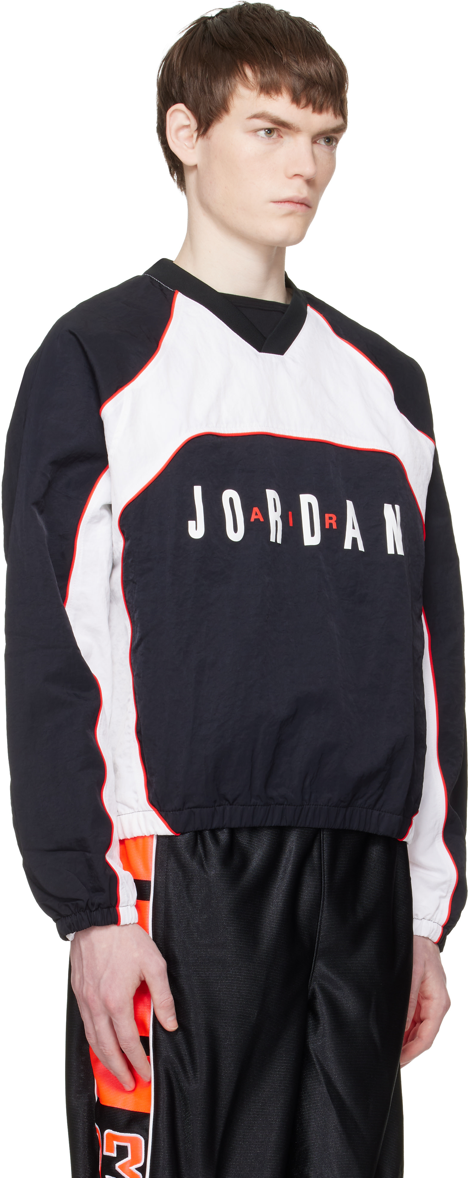 Nike Jordan: ブラック＆ホワイト Jordan Flight トラックジャケット