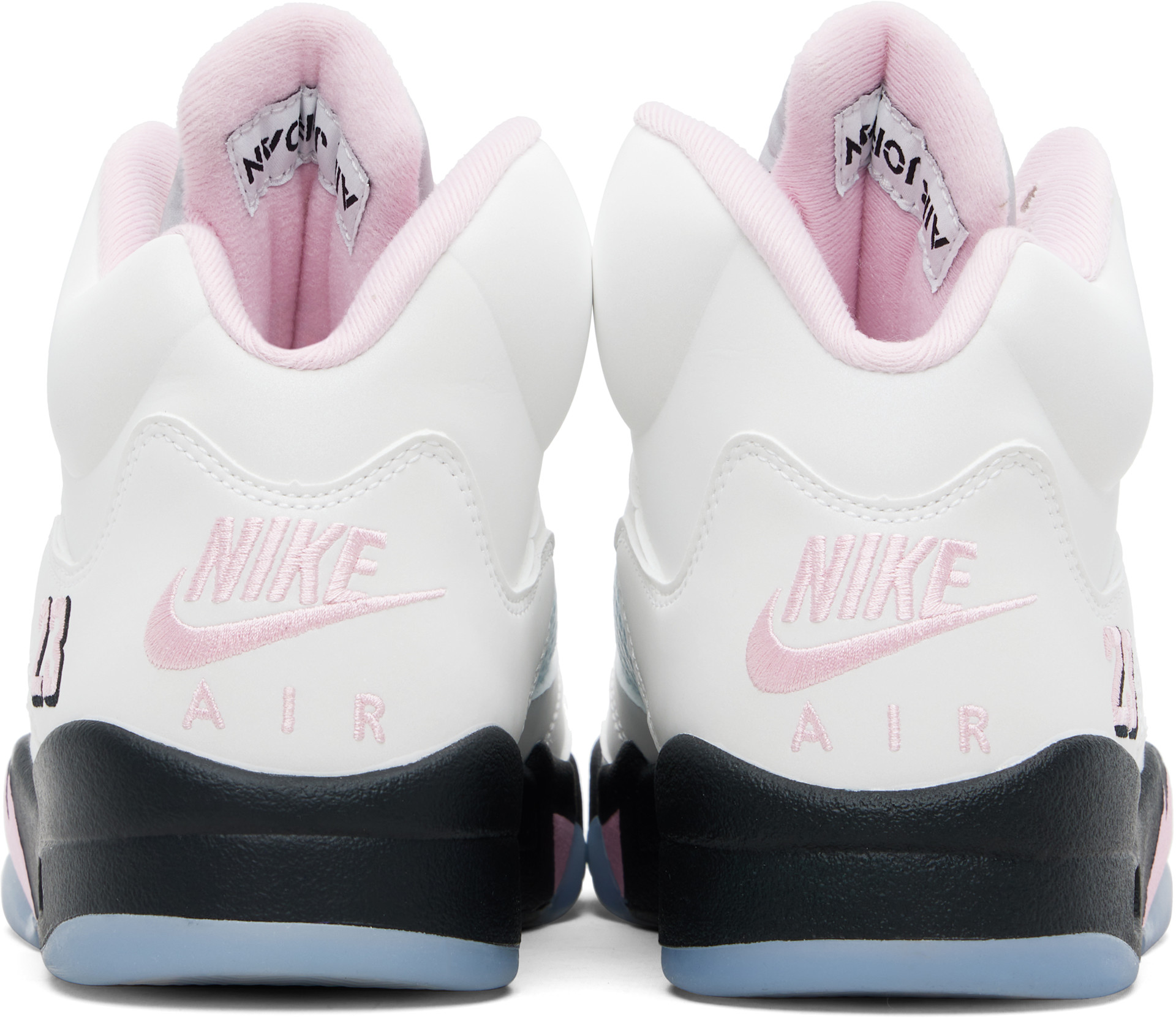 Air Jordan 5 ホワイト 9.5 US Nike Jordan: ホワイト Air Jordan 5 Retro スニーカー | SSENSE 日本