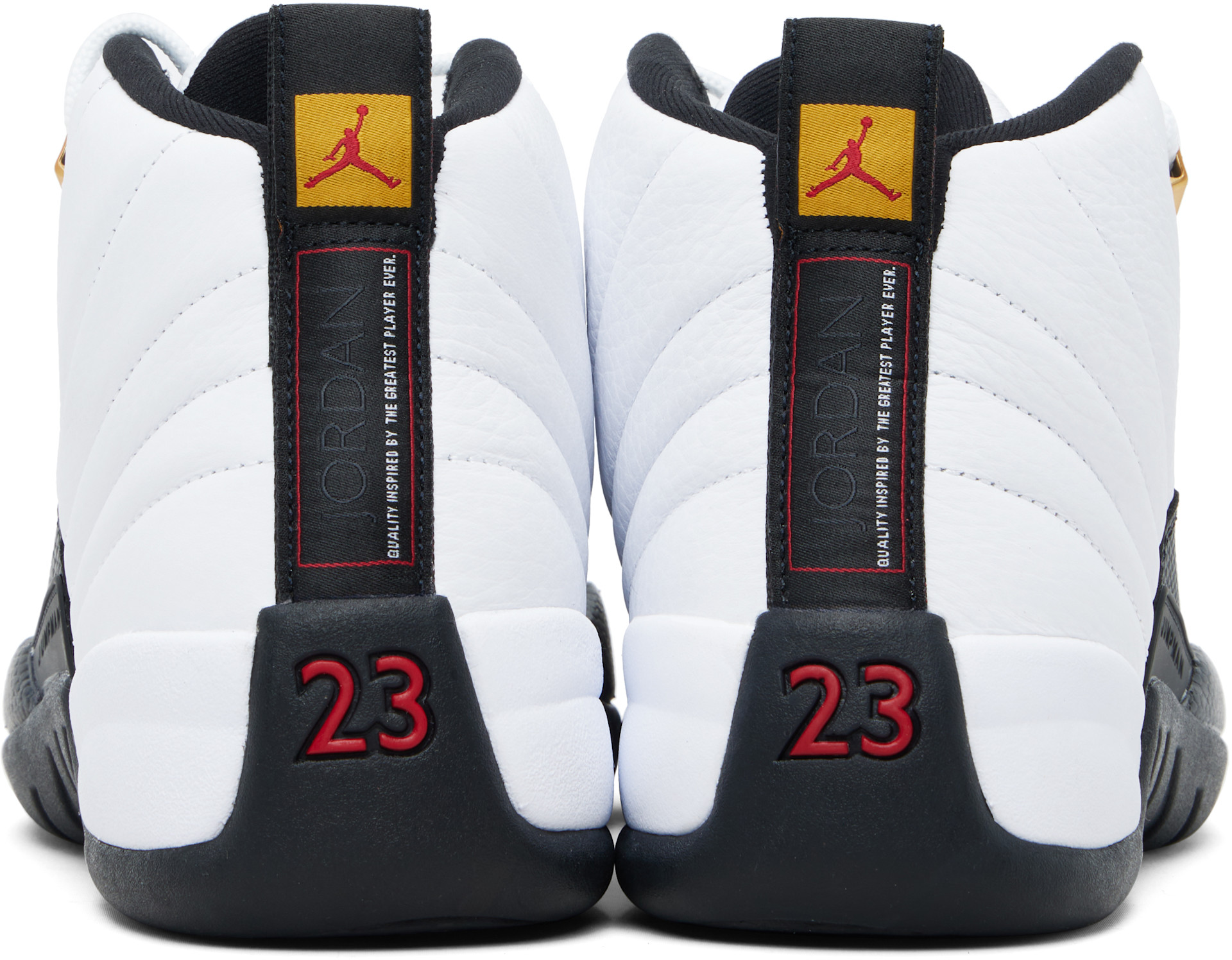 Nike Jordan: ホワイト＆ブラック Air Jordan 12 スニーカー | SSENSE 日本
