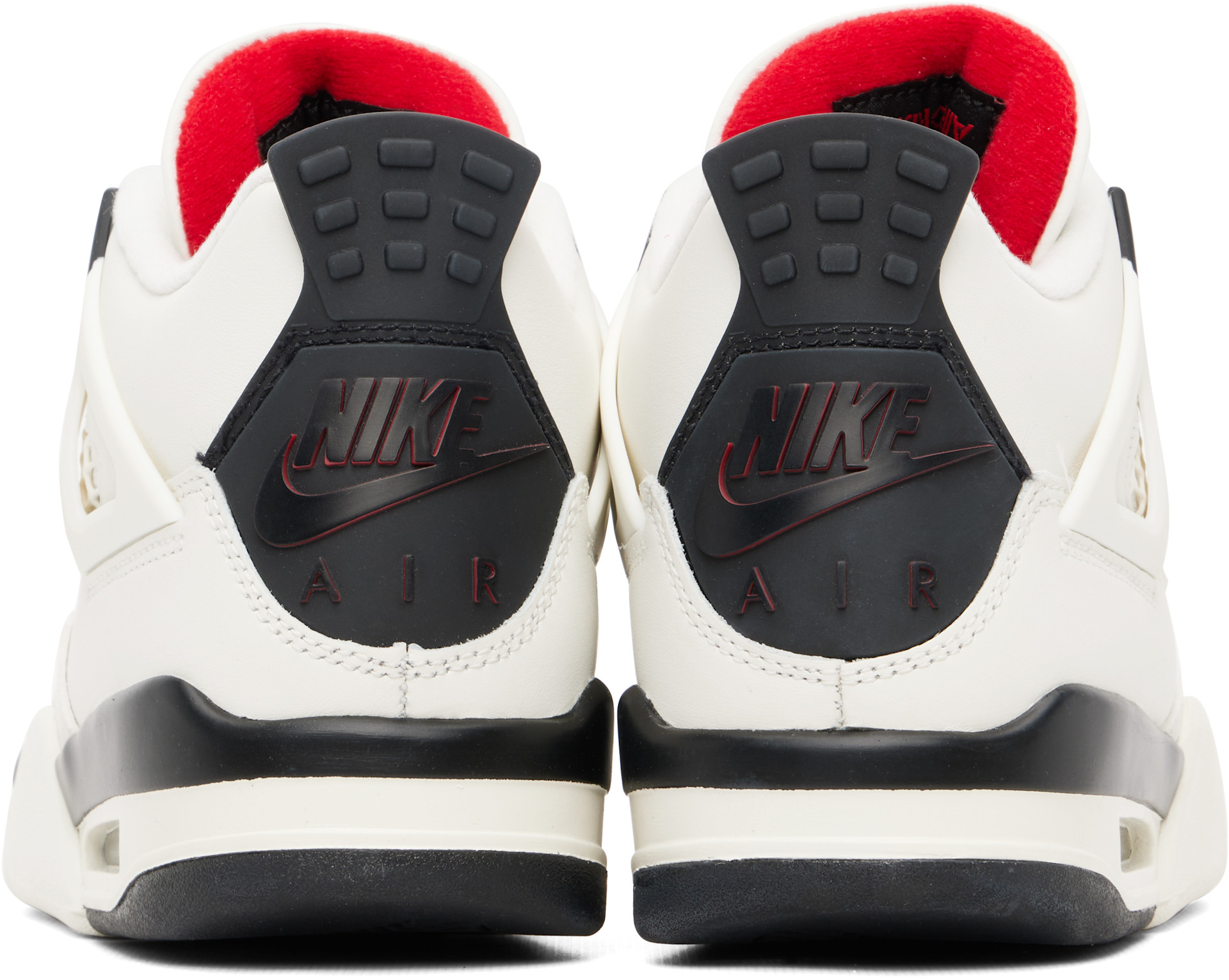 Nike Jordan: Off-White Air Jordan 4 Retro 'Flight Club' Sneakers