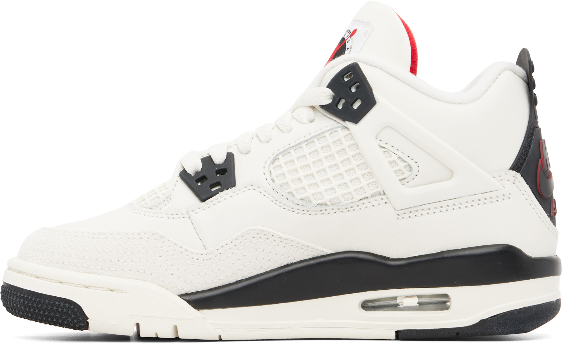 Nike Jordan: Off-White Air Jordan 4 Retro 'Flight Club' Sneakers