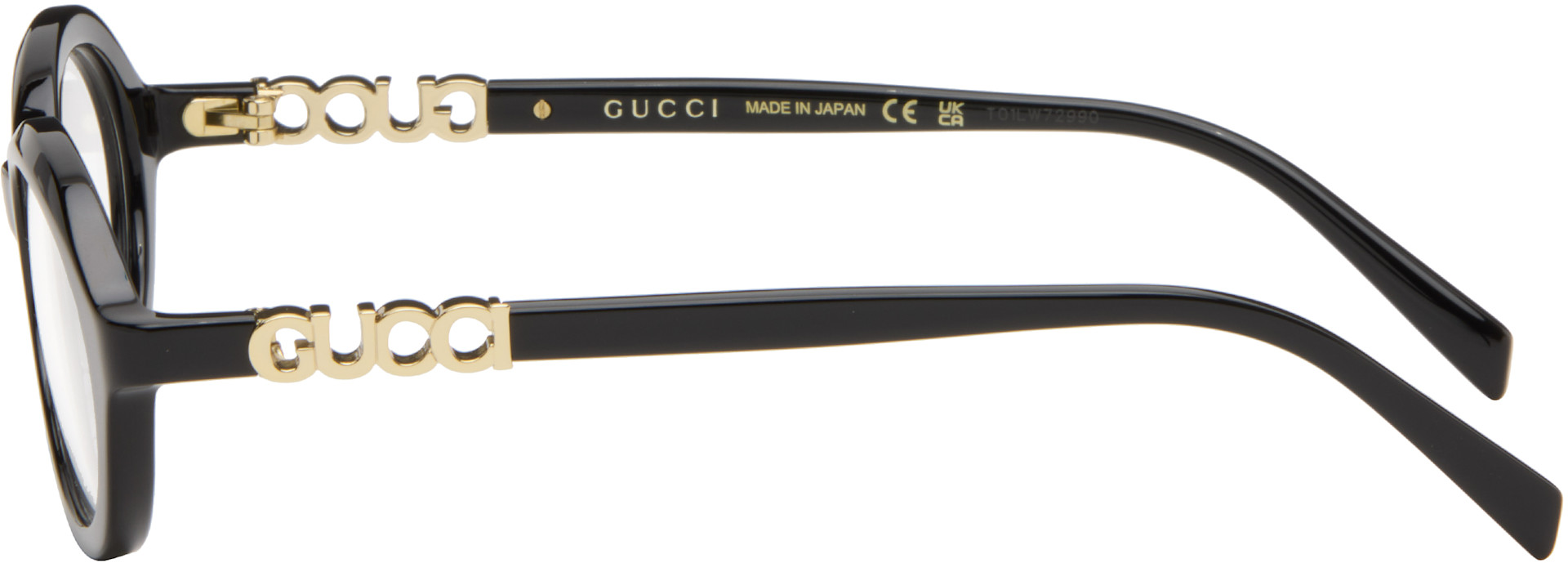 Gucci - Lunettes noires à logos
