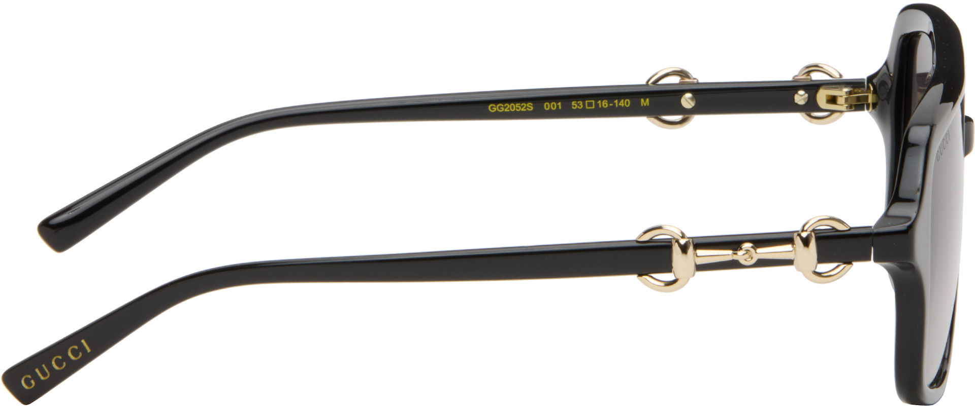 Gucci - Lunettes de soleil navigateur noires