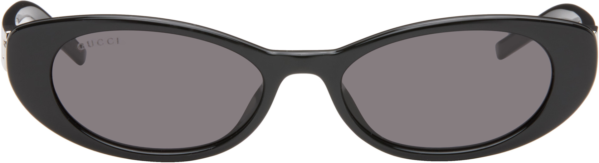 Gucci - Lunettes de soleil œil-de-chat noires