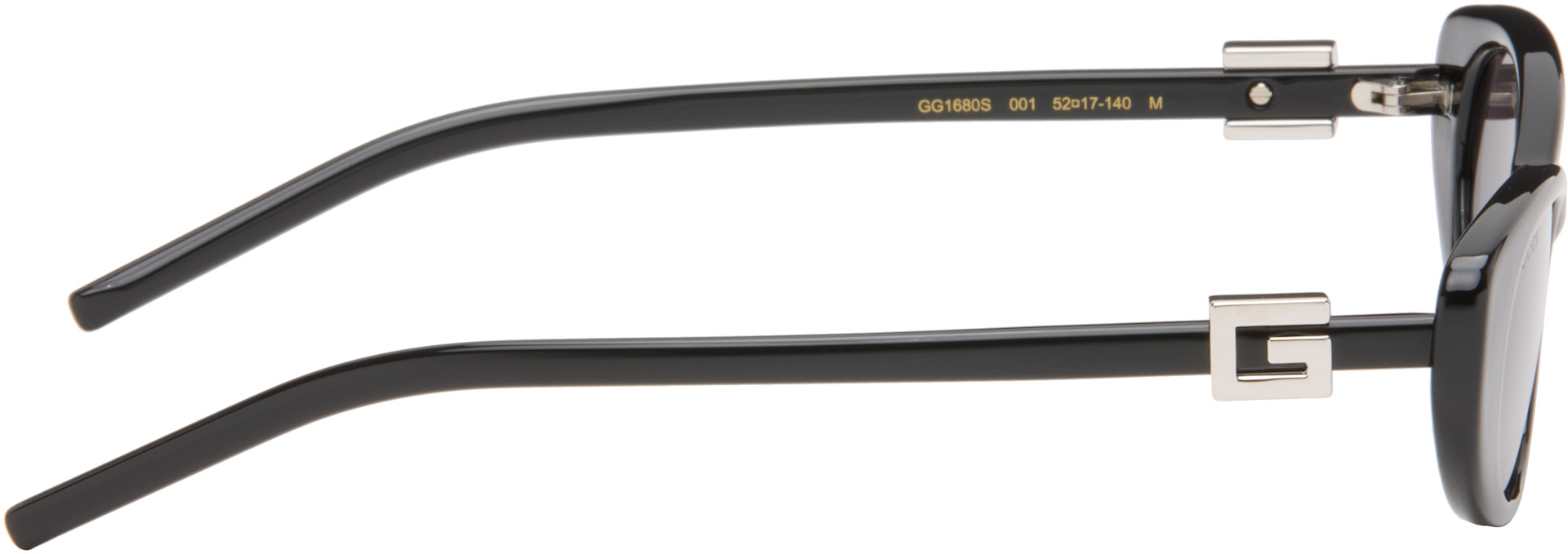 Gucci - Lunettes de soleil œil-de-chat noires