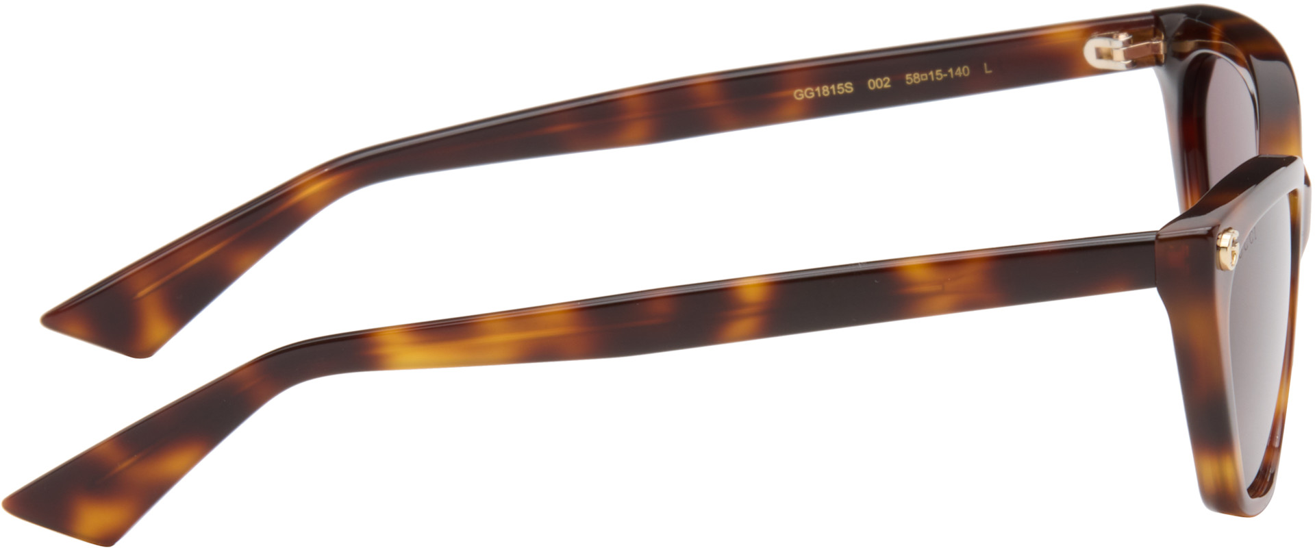 Gucci - Lunettes de soleil œil-de-chat brunes