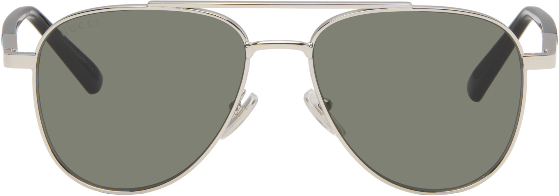 Gucci - Lunettes de soleil argentées