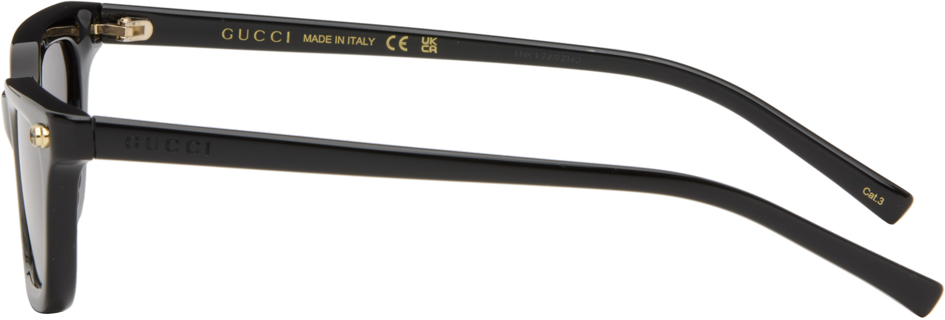 Gucci - Black Cat Eye Frame Sunglasses