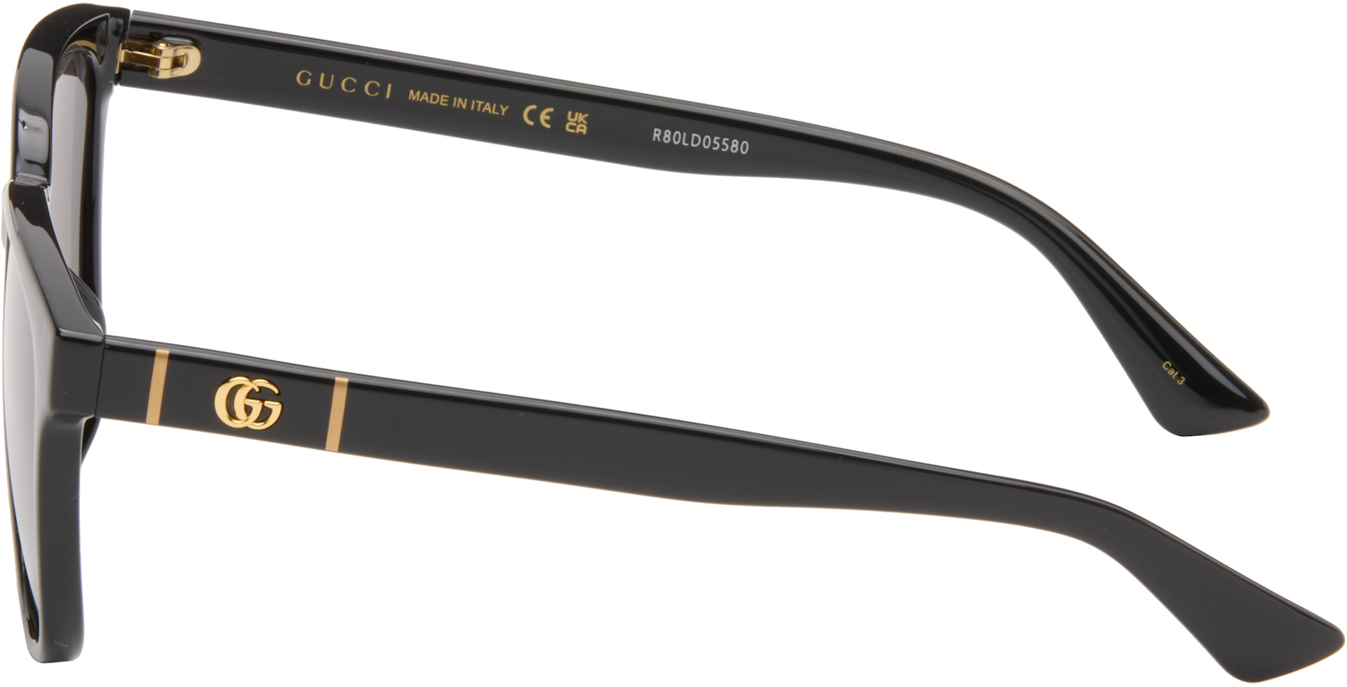 Gucci: Black GG0637SK Sunglasses | SSENSE