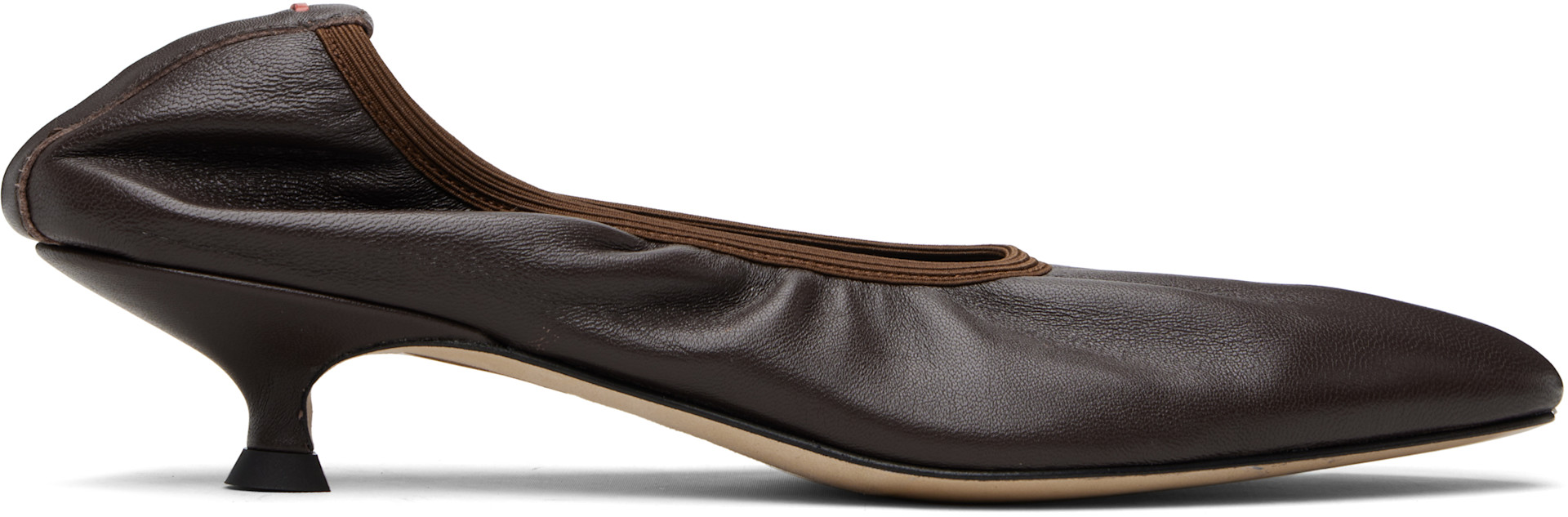 Aeyde - Chaussures à talon Hermia brunes
