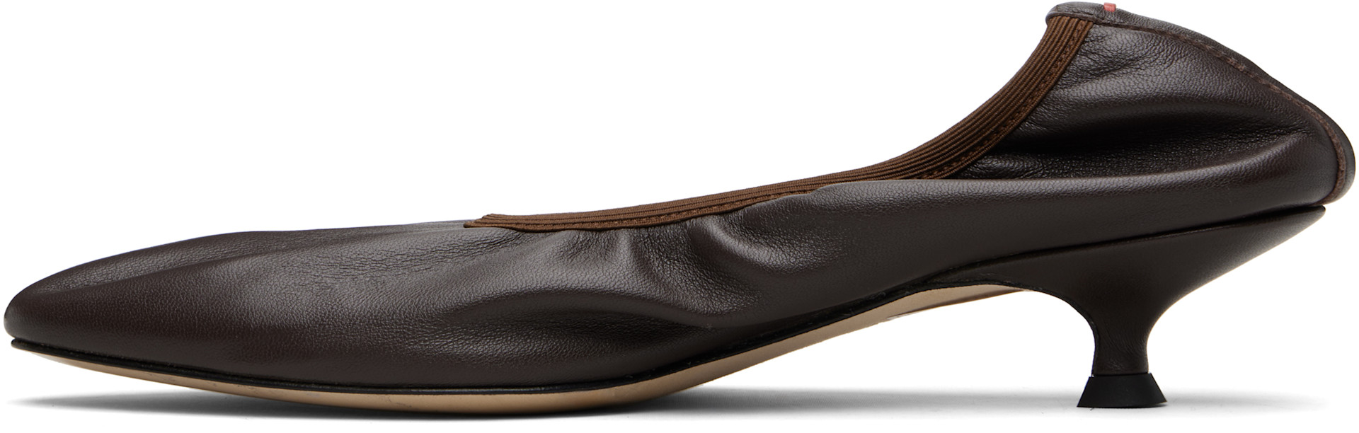 Aeyde - Chaussures à talon Hermia brunes