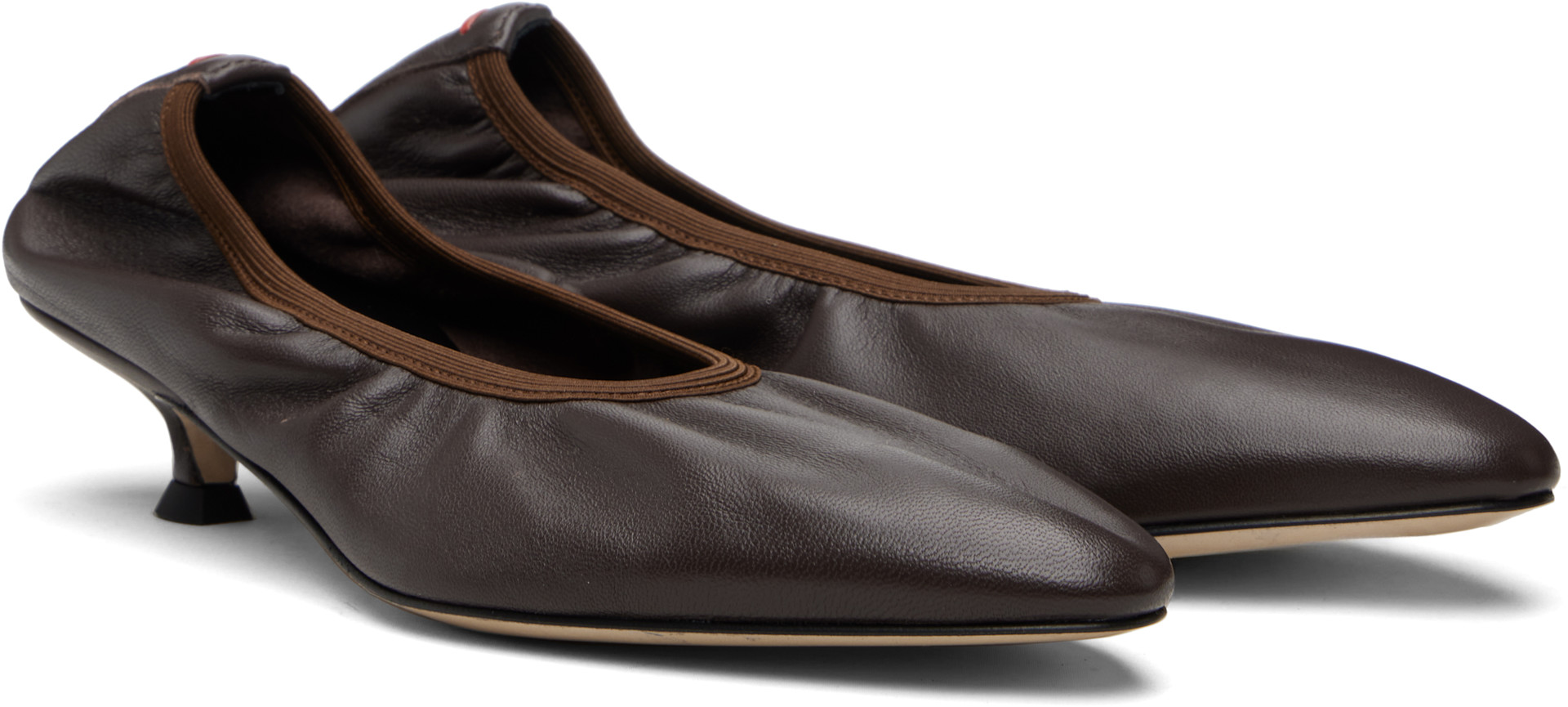 Aeyde - Chaussures à talon Hermia brunes