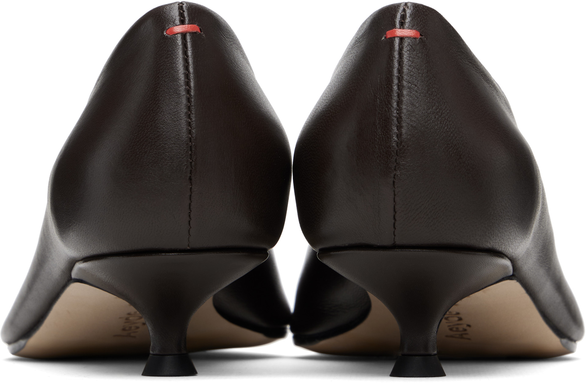 Aeyde - Chaussures à talon Cari brunes