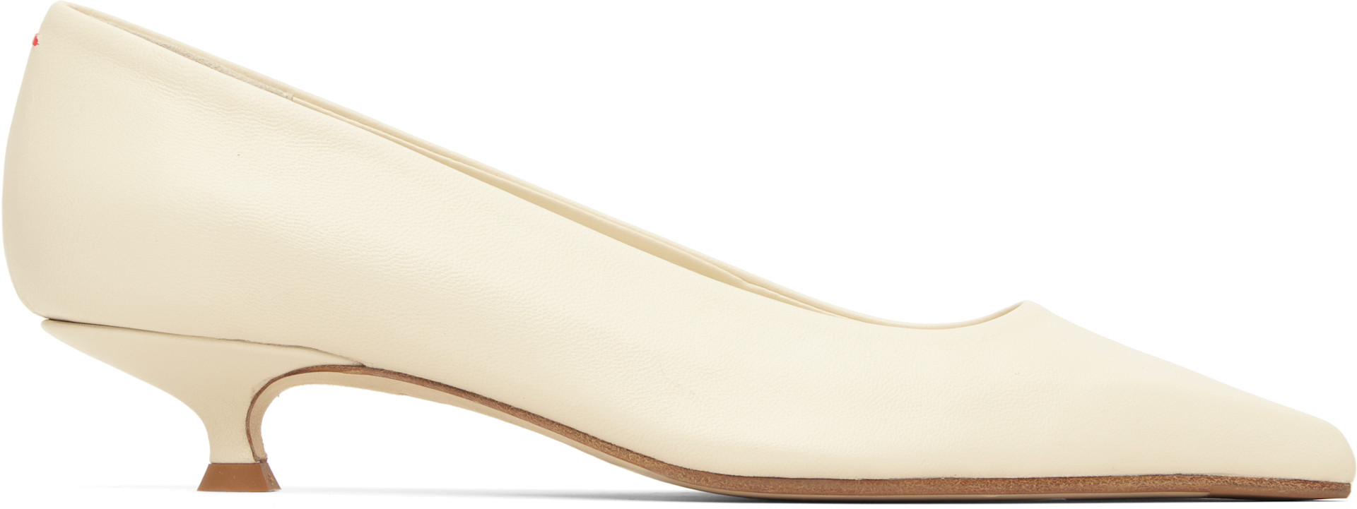 Aeyde - Chaussures à talon Cari blanc cassé