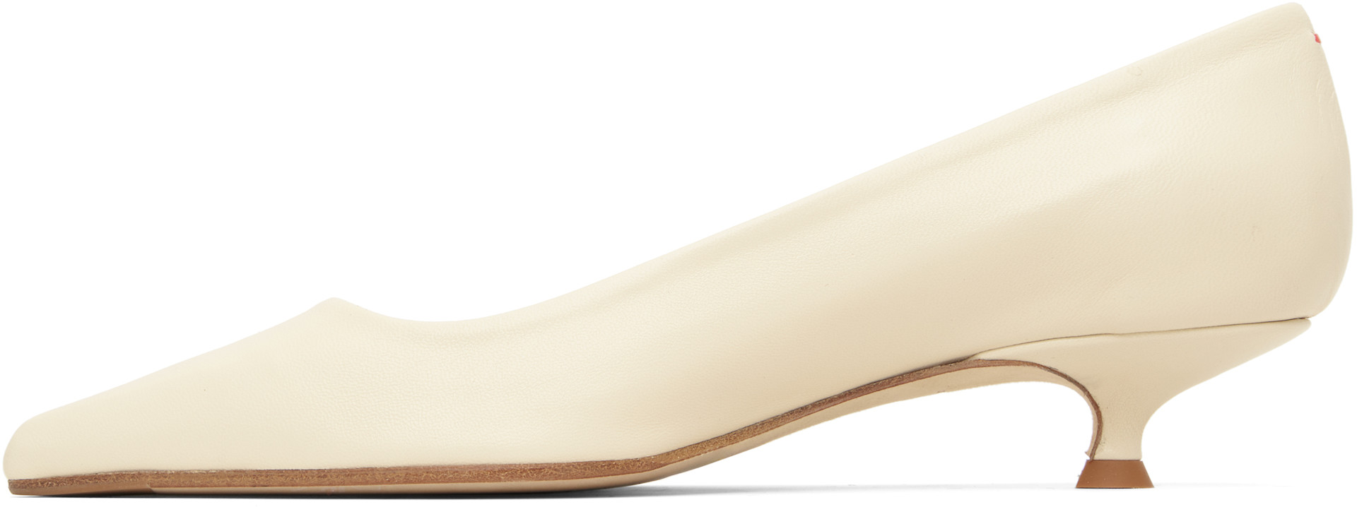 Aeyde - Chaussures à talon Cari blanc cassé