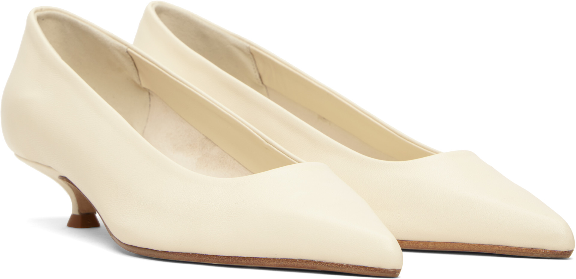 Aeyde - Chaussures à talon Cari blanc cassé