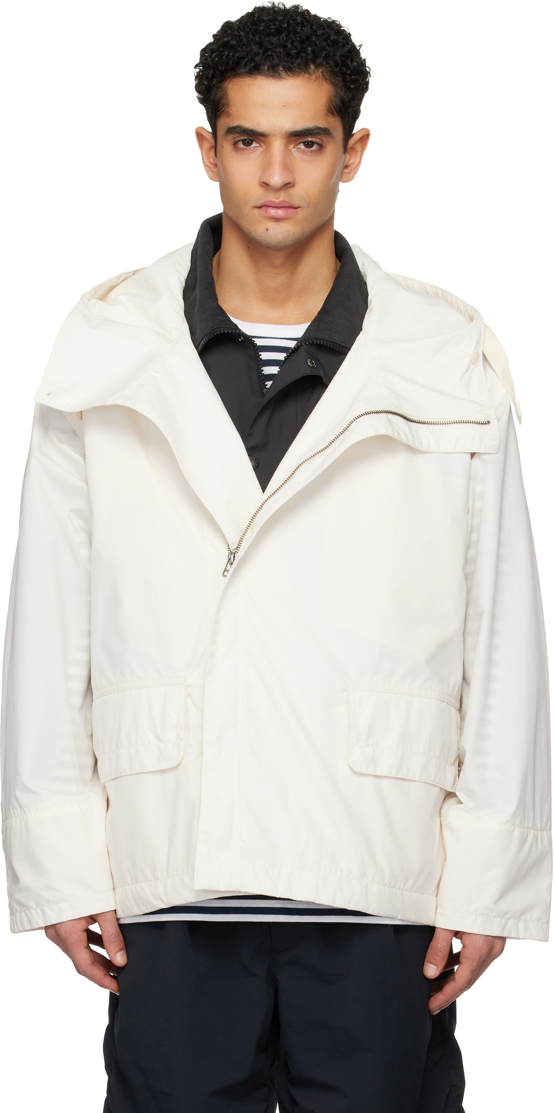 nanamica - Off-White OOAL Hooded Deck Jacket