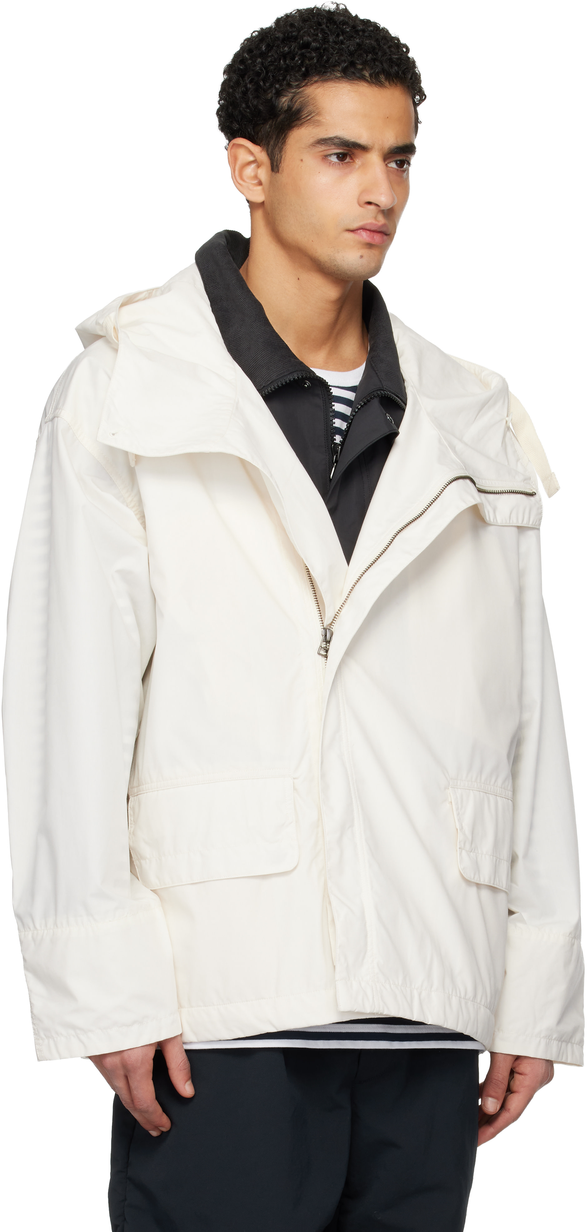 nanamica - Off-White OOAL Hooded Deck Jacket