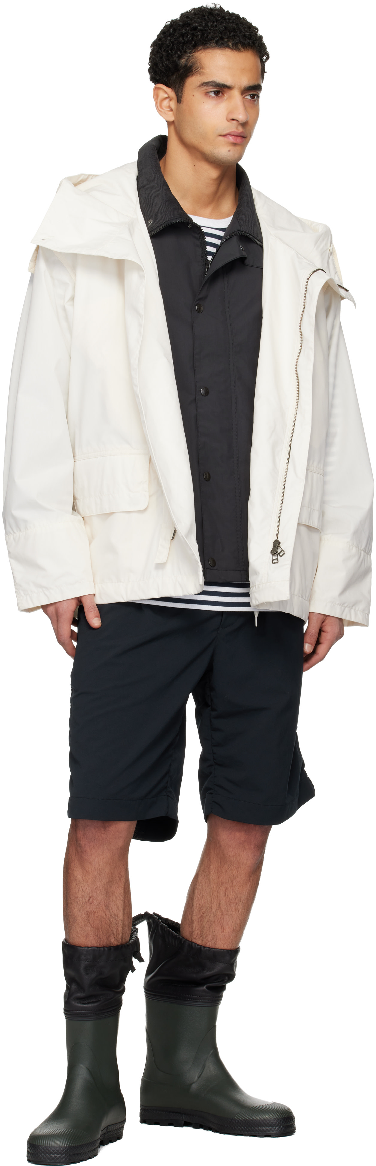 nanamica - Off-White OOAL Hooded Deck Jacket