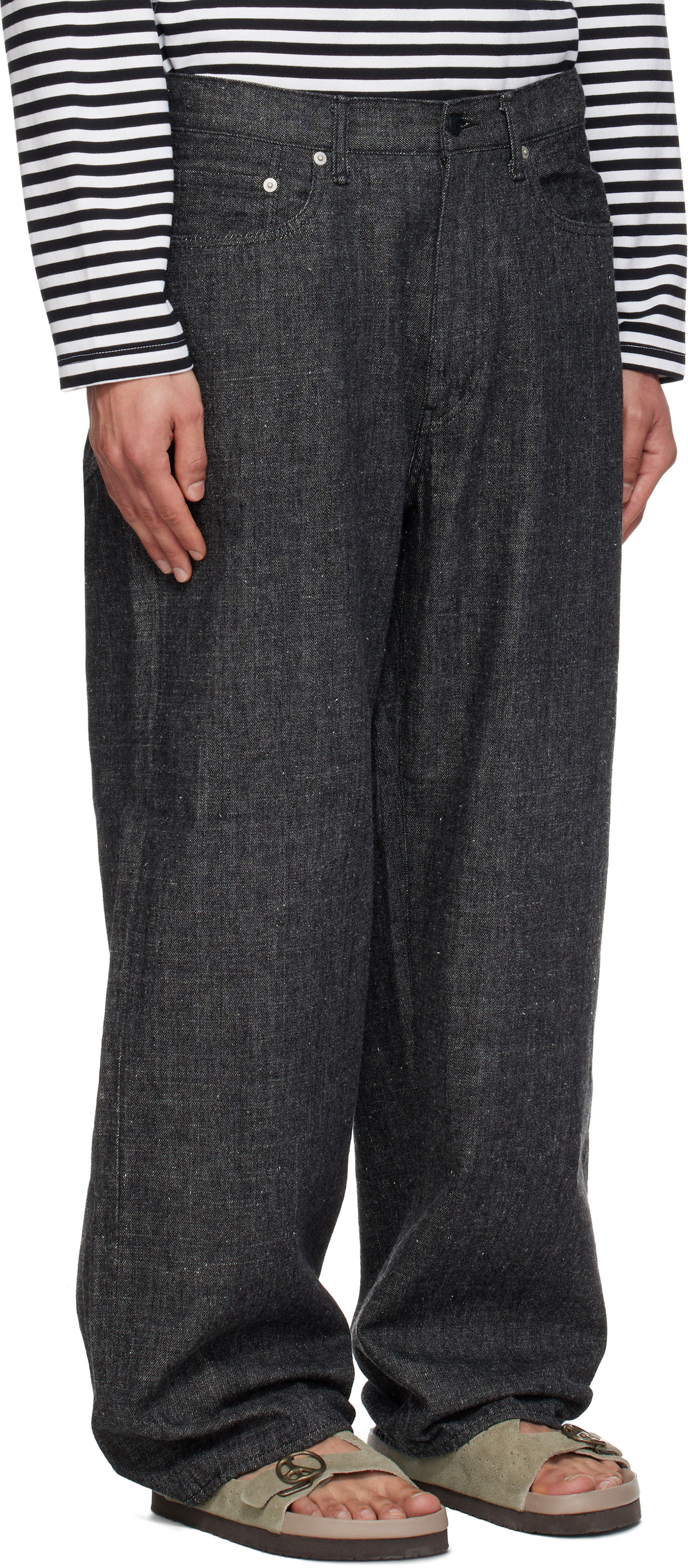 nanamica: Black Selvage Jeans | SSENSE