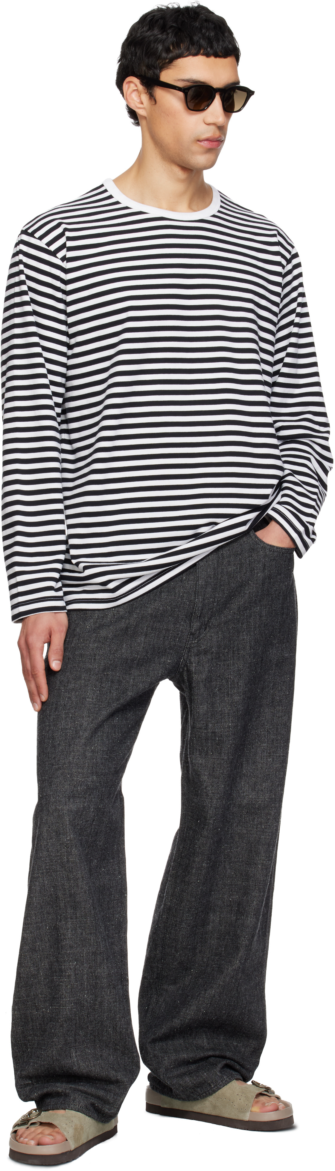 nanamica: Black Selvage Jeans | SSENSE