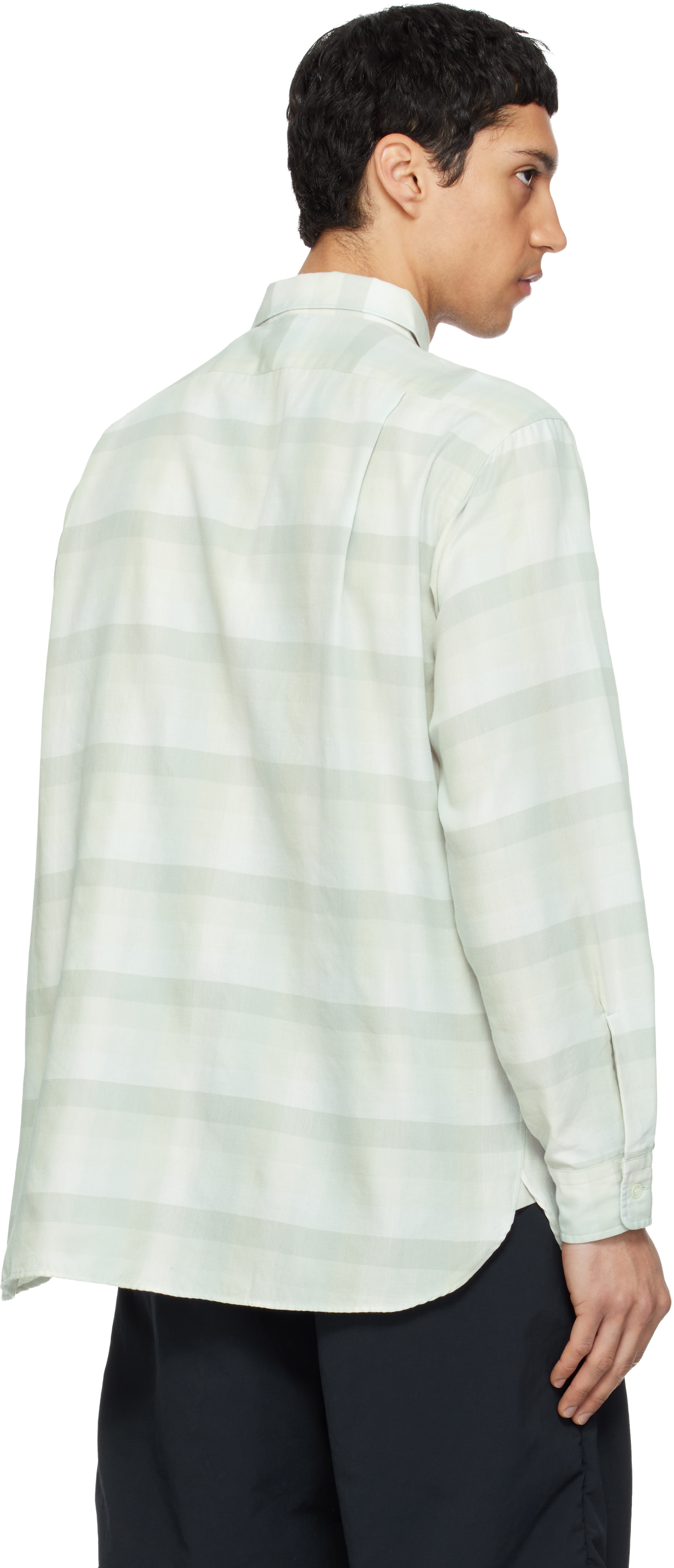 nanamica - Green Regular Collar Wind Shirt
