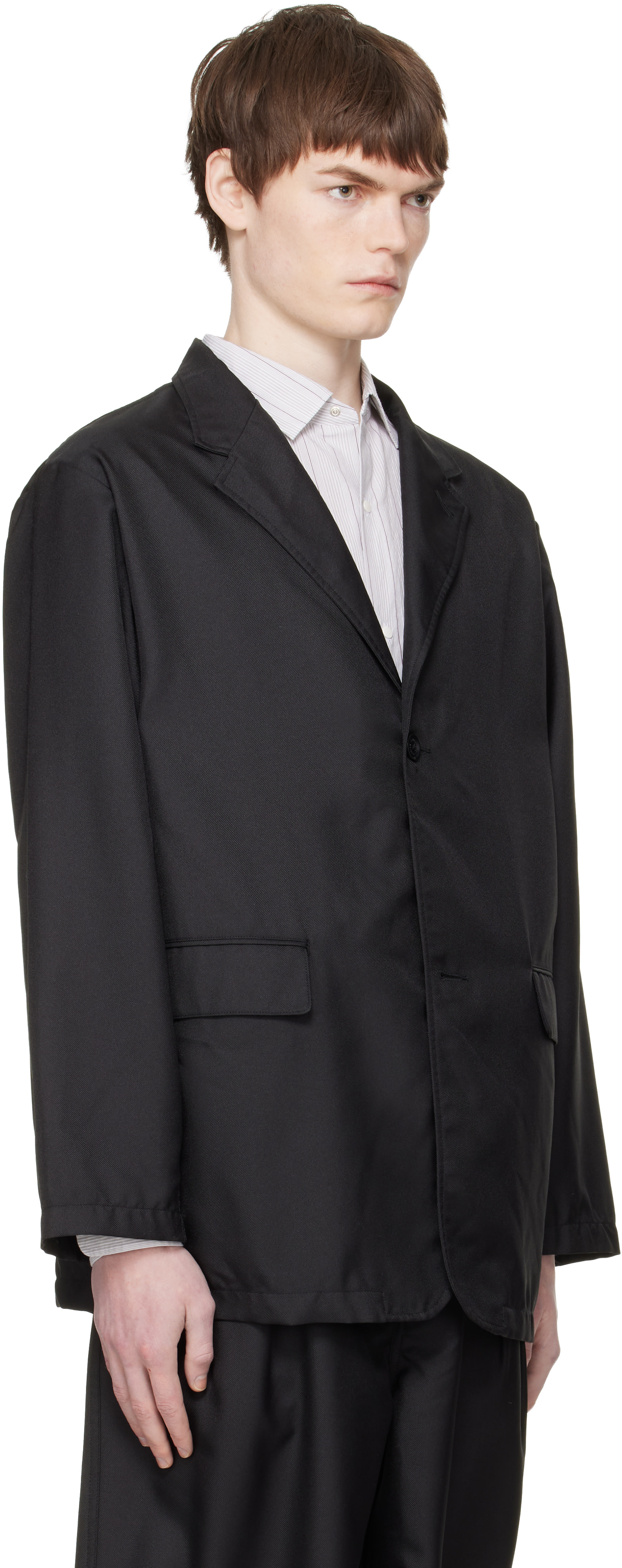 nanamica - Black Polyester Twill Club Blazer