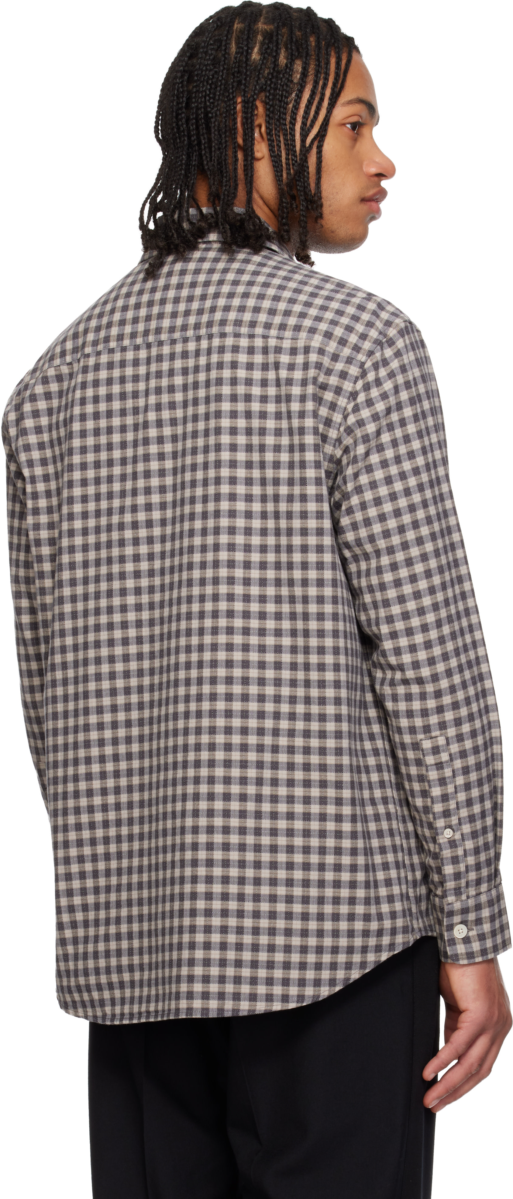 Sunflower - Chemise Studio gris et beige