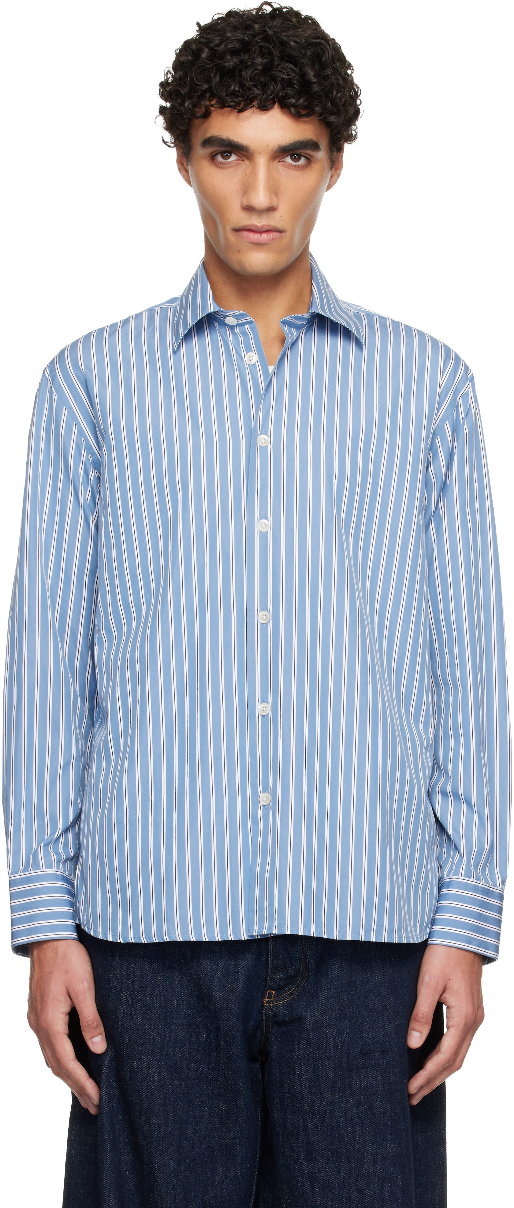Sunflower - Chemise décontractée bleue
