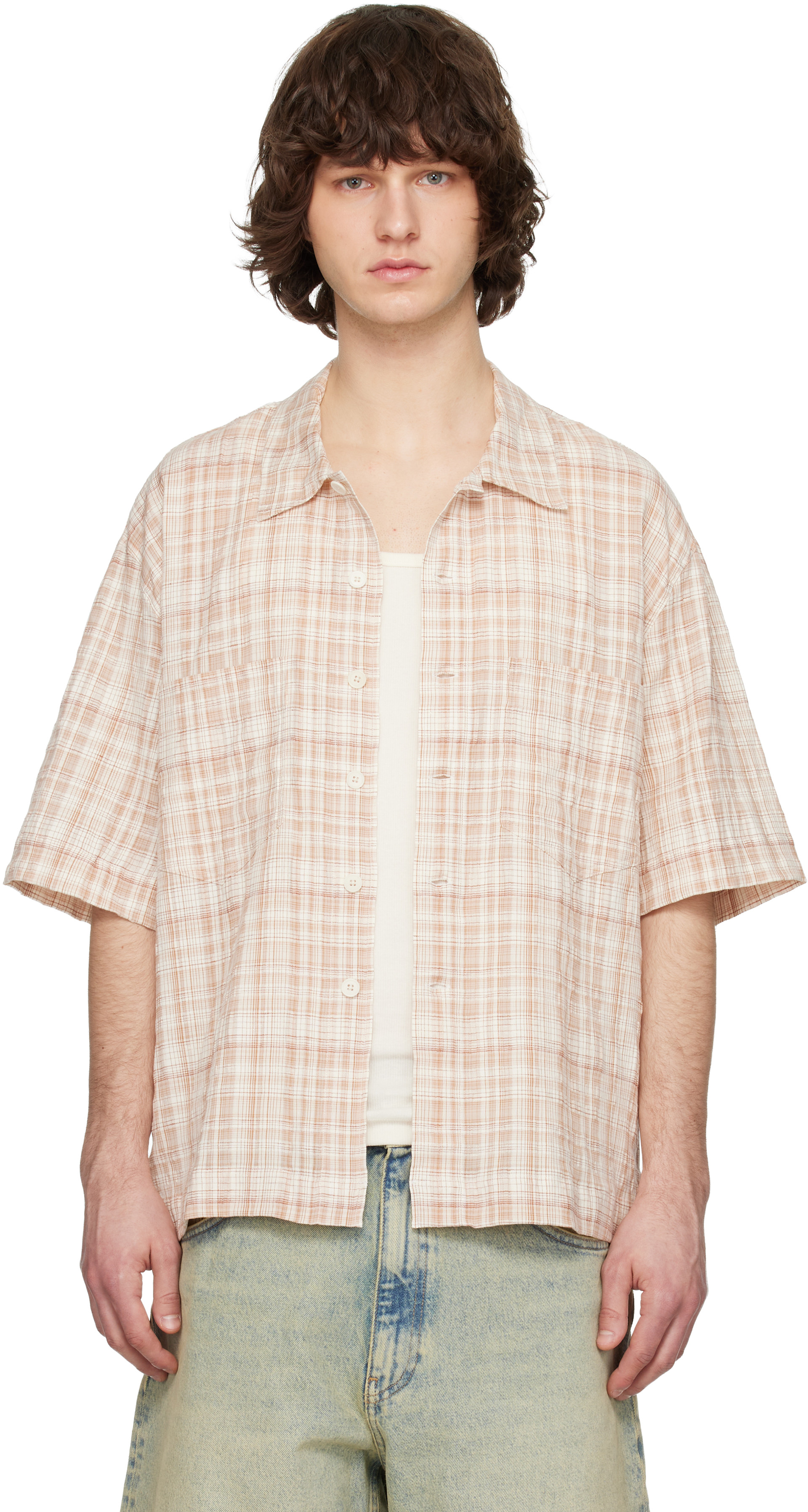 Sunflower - Brown & Off-White Adam Shirt