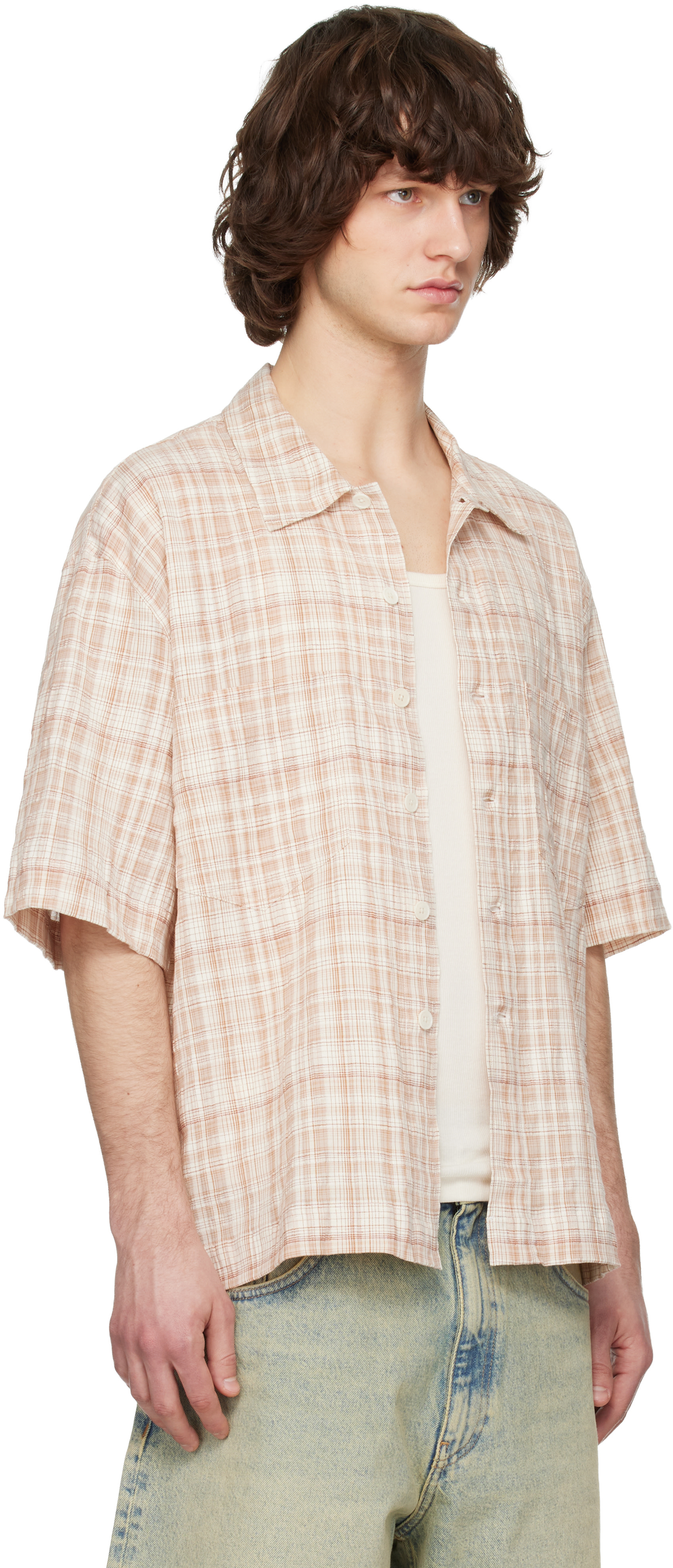 Sunflower - Brown & Off-White Adam Shirt