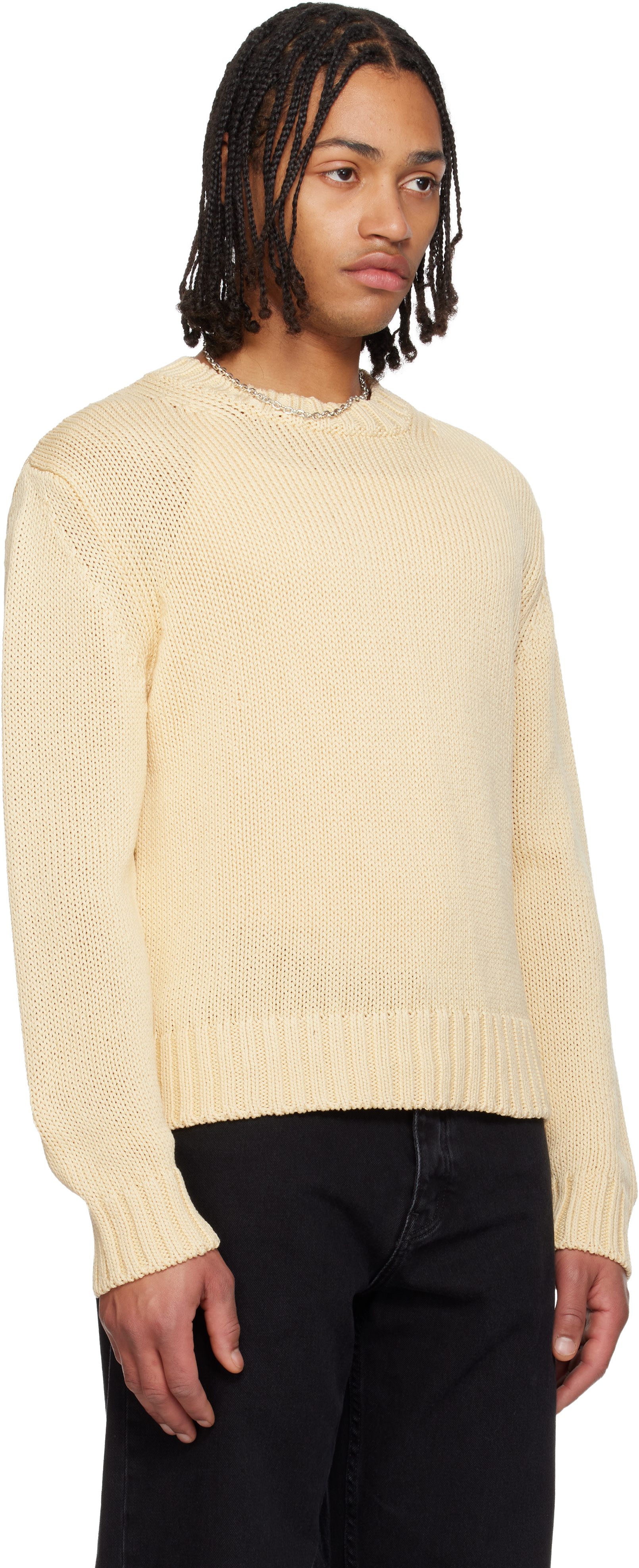 Sunflower - Pull Frederik jaune en coton