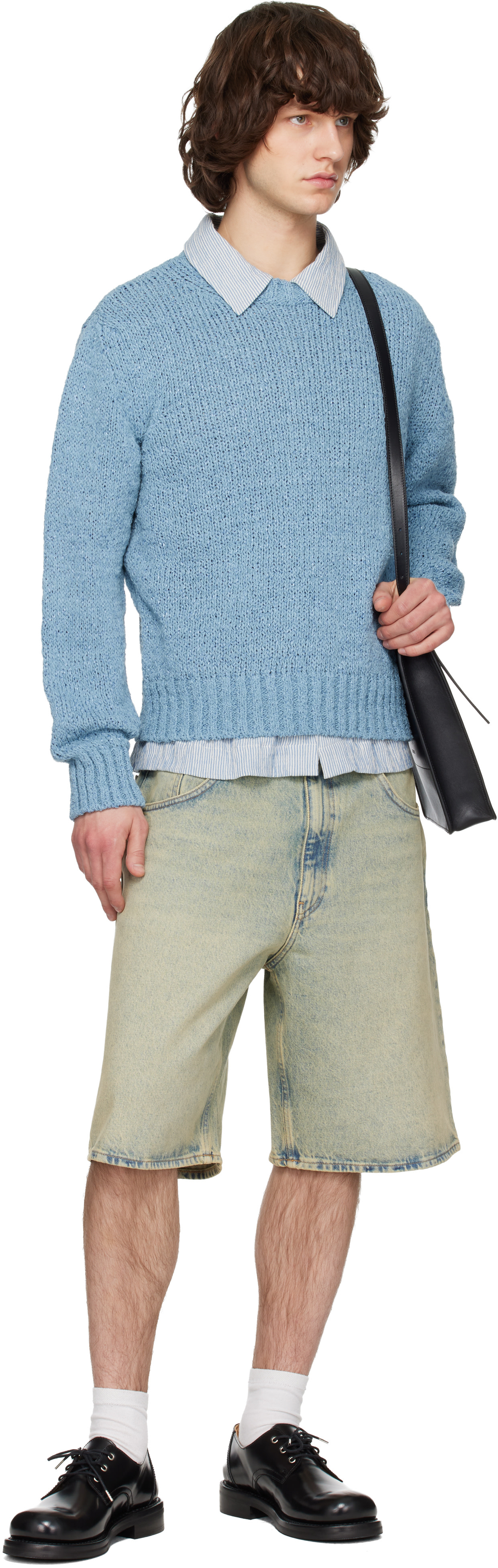 Sunflower - Blue Frederik Cotton Sweater