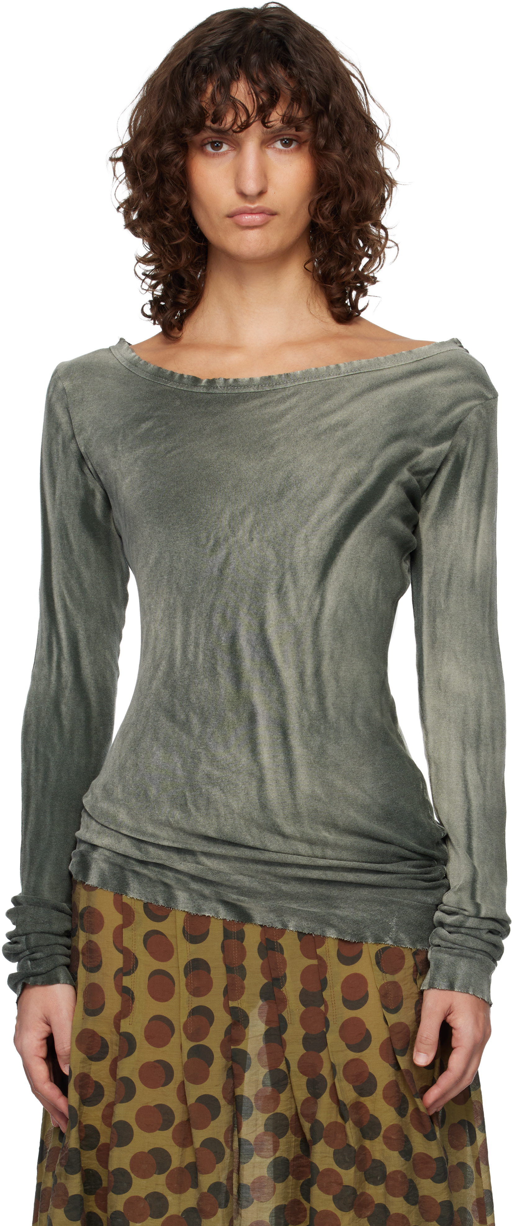Edward Cuming - T-shirt vert à image