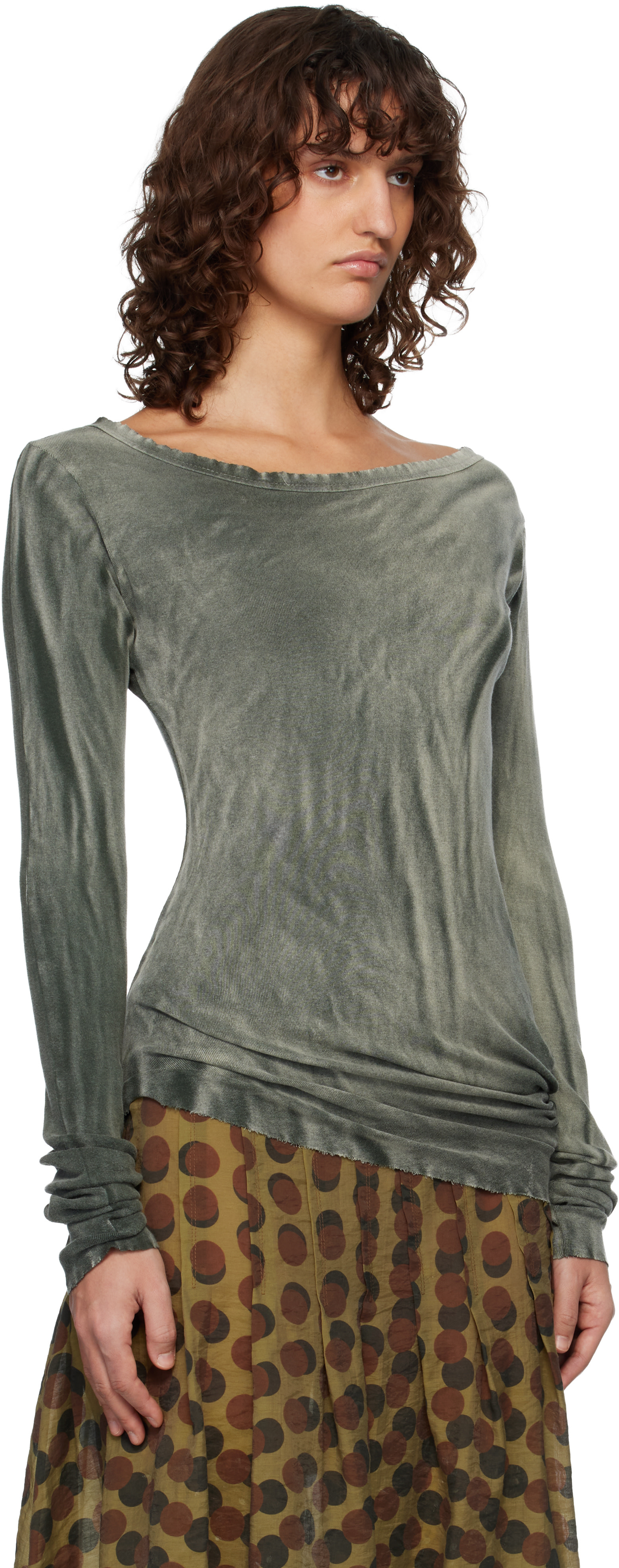 Edward Cuming - T-shirt vert à image
