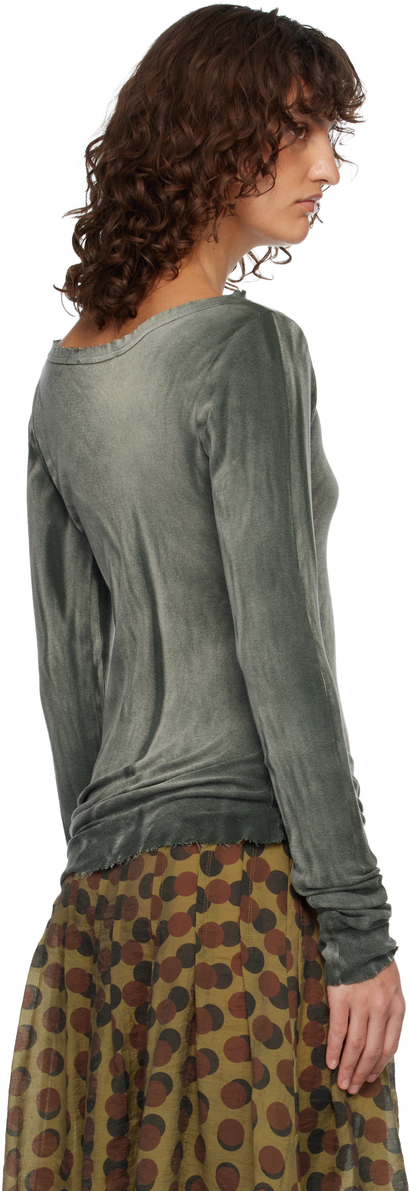 Edward Cuming - T-shirt vert à image