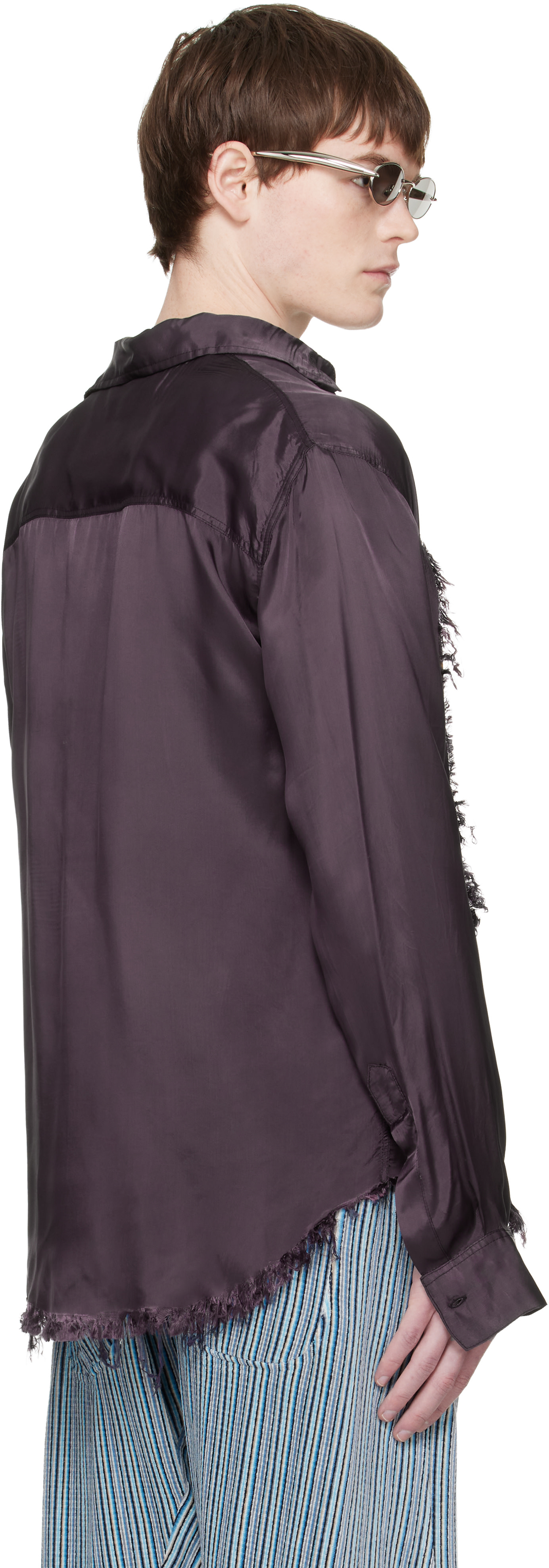 Edward Cuming - Chemise Vortex Lung mauve