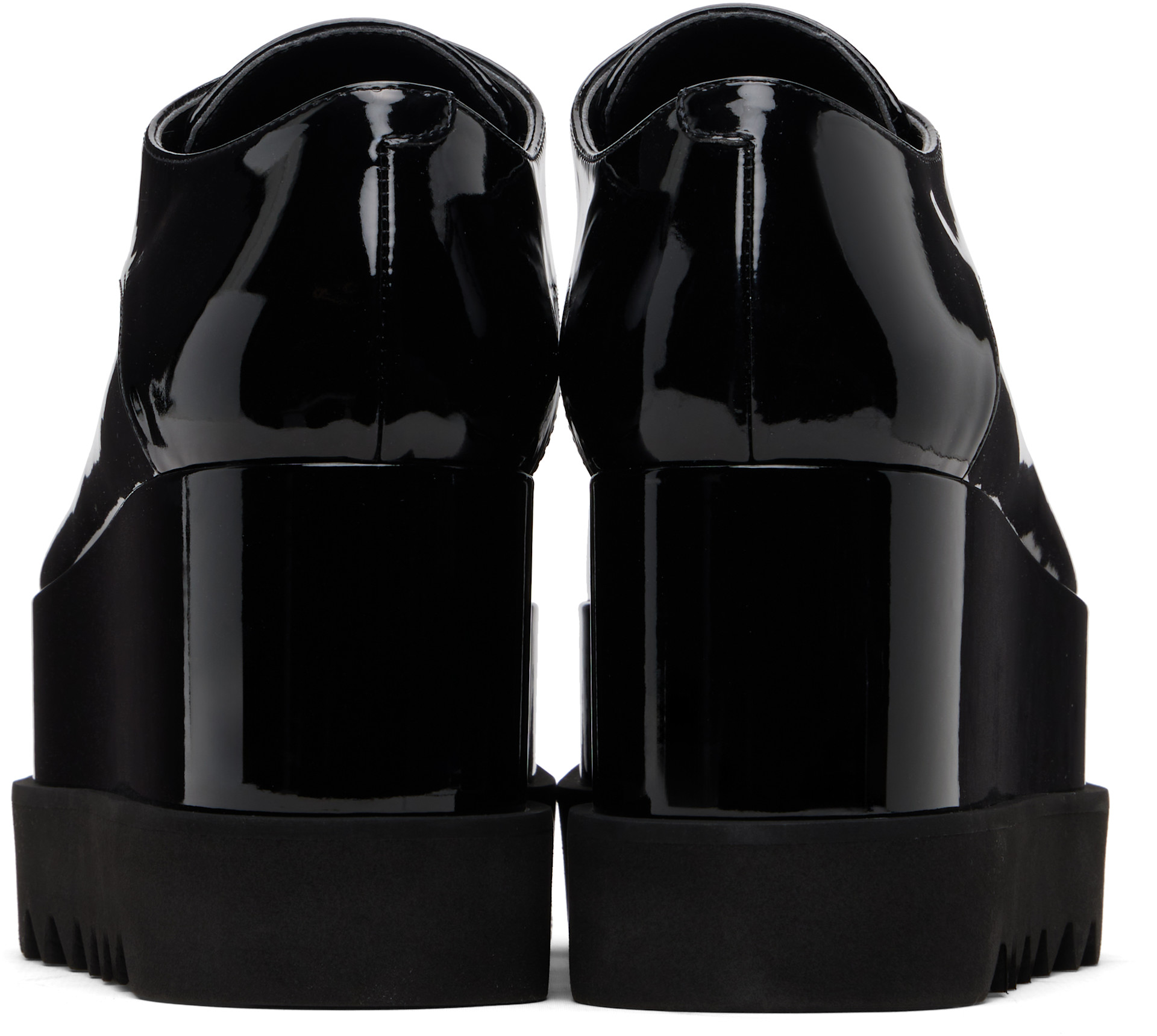 Stella McCartney - Derbys noirs à semelle Elyse et à plateforme édition limitée