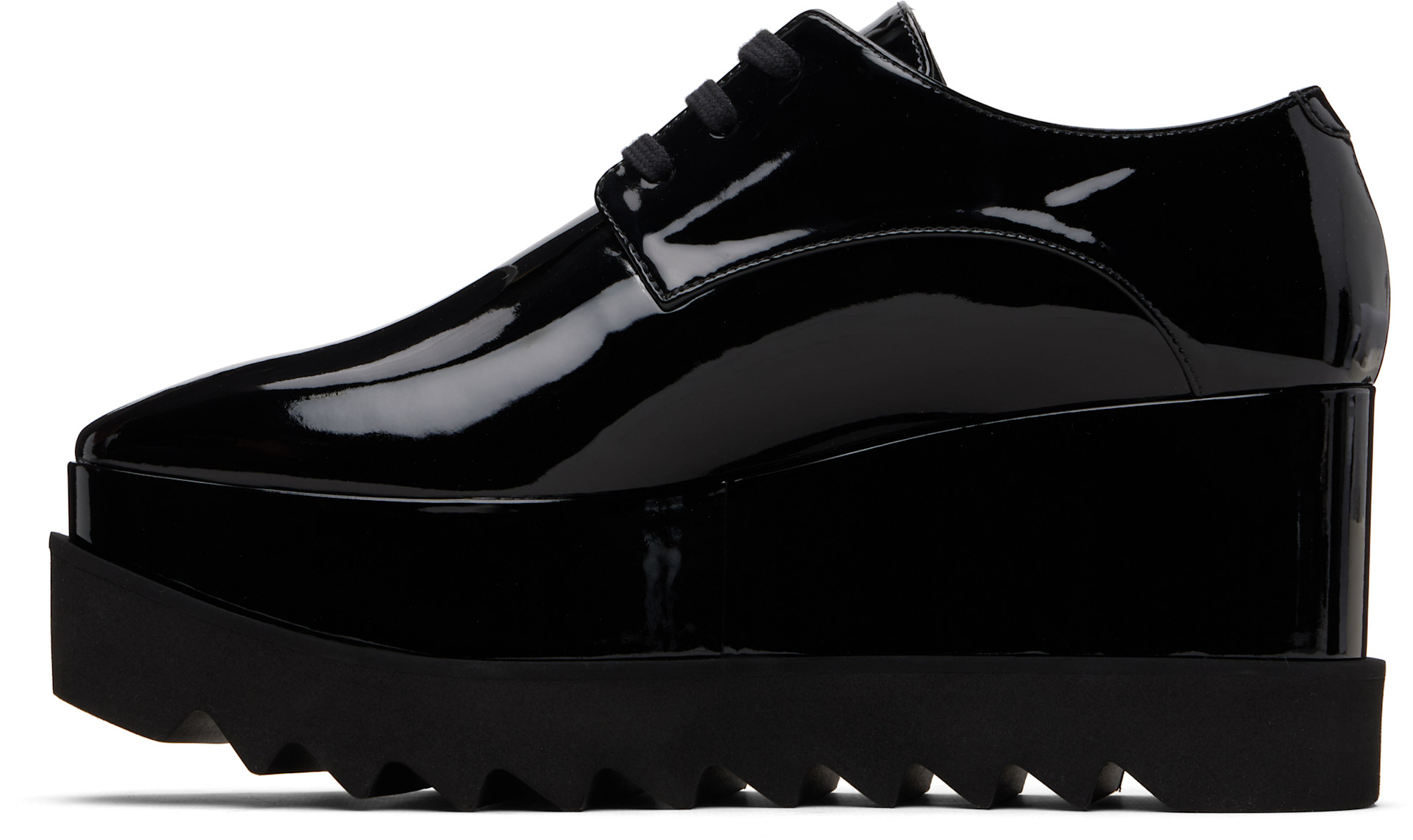 Stella McCartney - Derbys noirs à semelle Elyse et à plateforme édition limitée