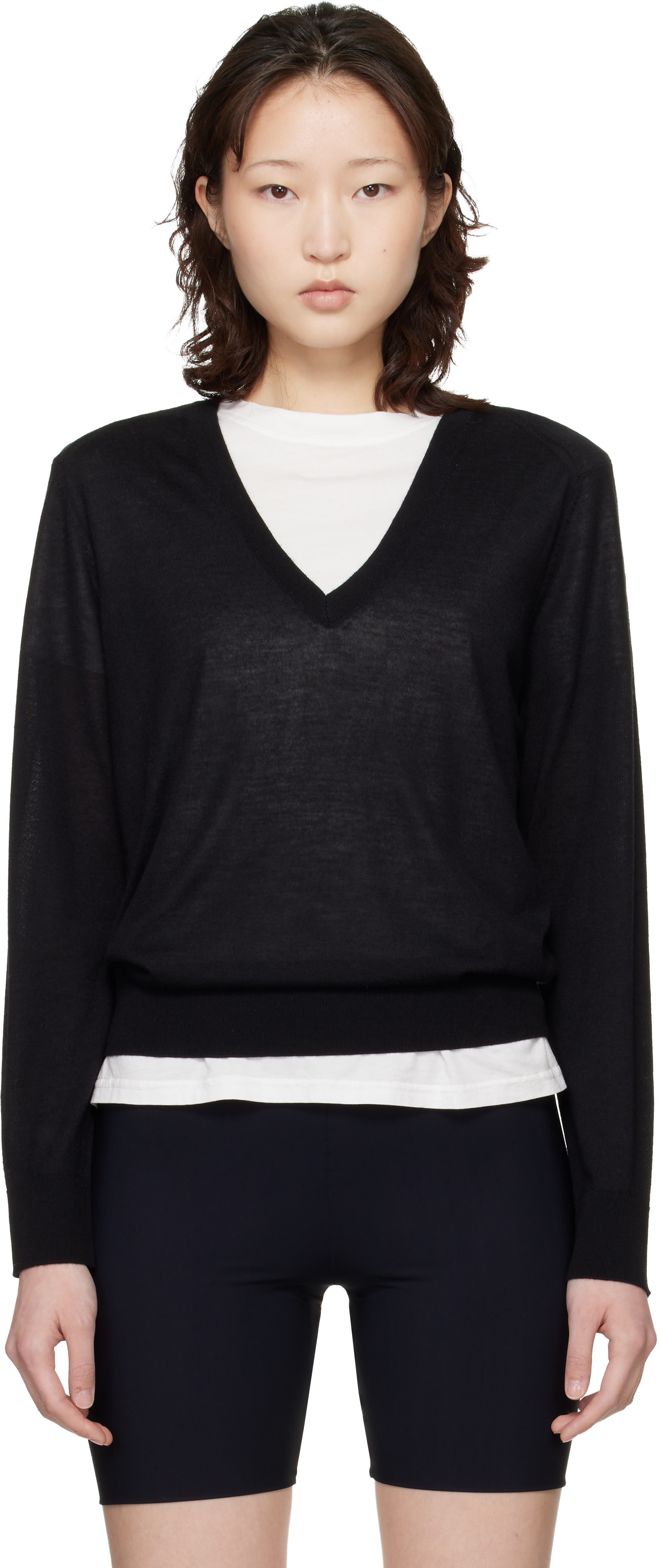 Loulou de Saison - Pull Julio LDS noir en cachemire