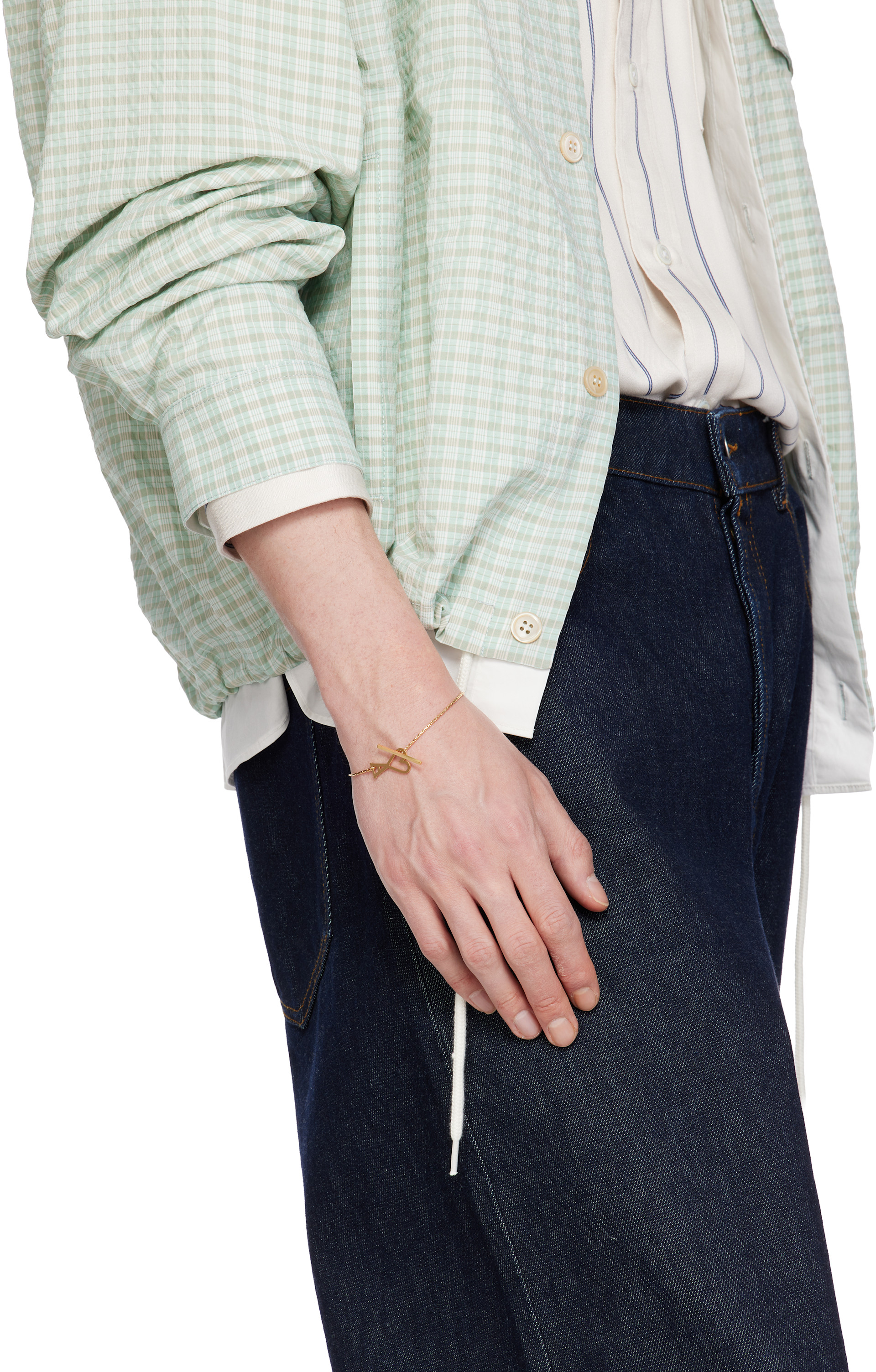 AMI Paris: Ami de Coeur チェーンブレスレット | SSENSE 日本