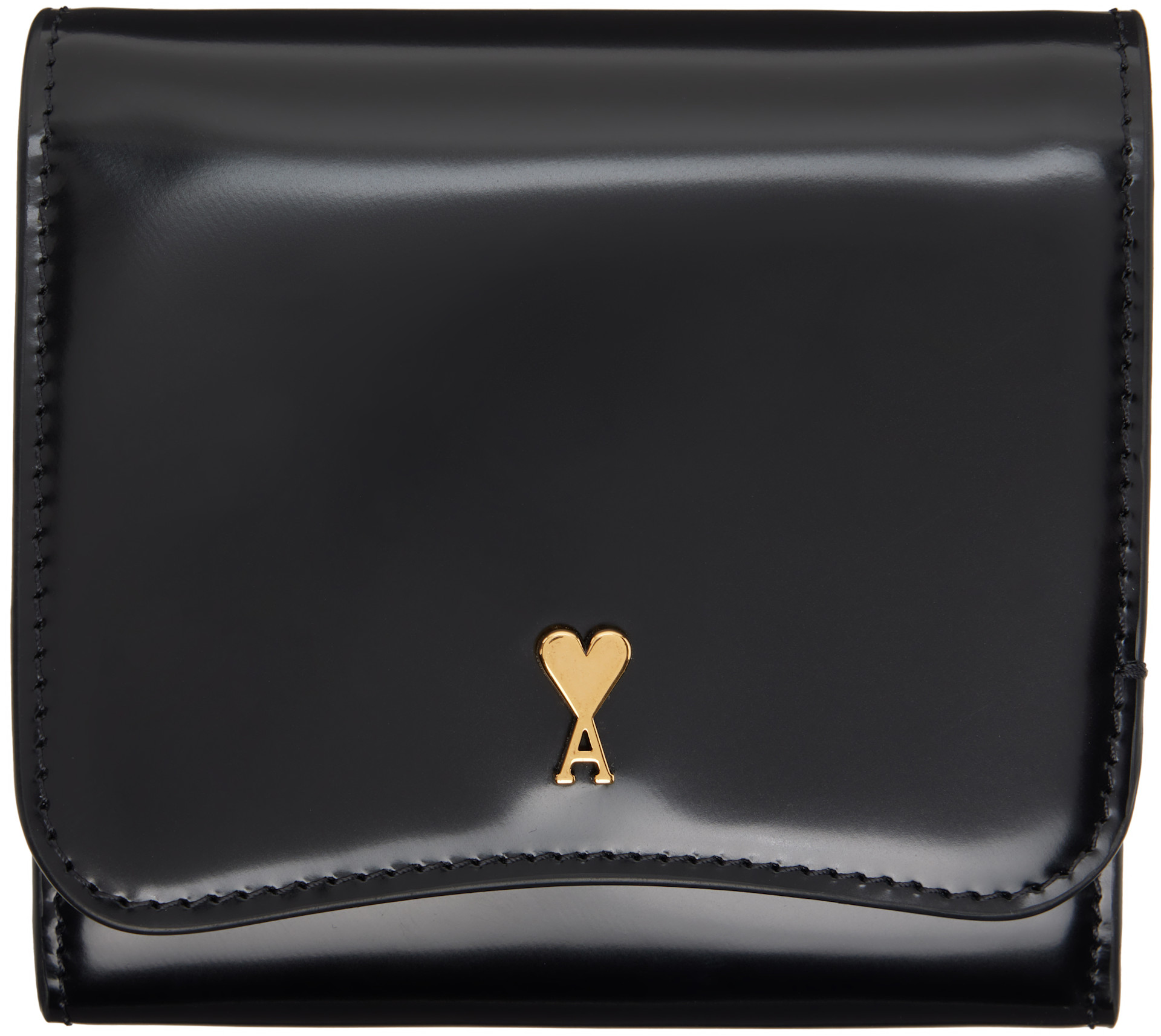 AMI Paris - Black Paris Paris Compact Wallet