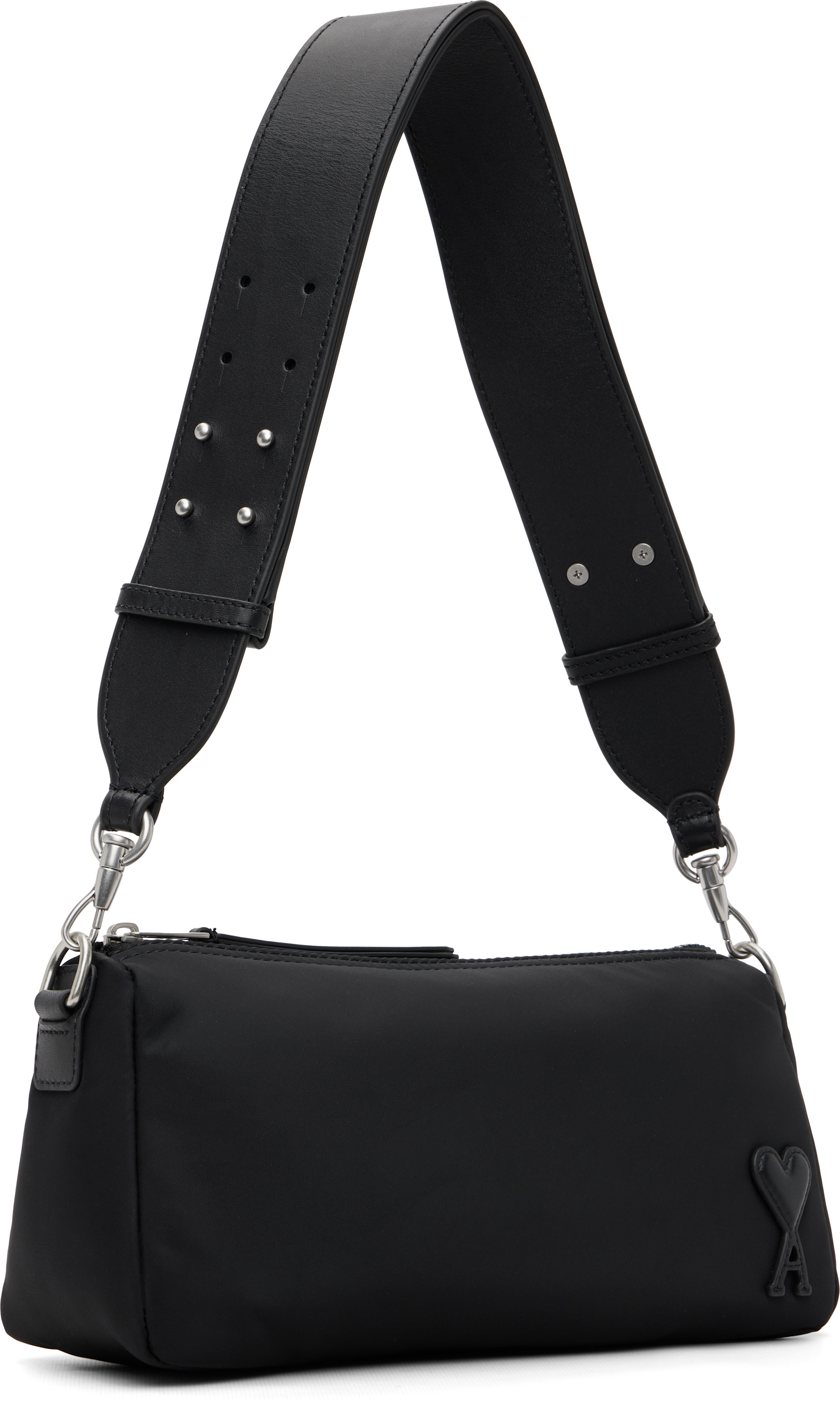 AMI Paris: ブラック Nylon Marcel バッグ | SSENSE 日本