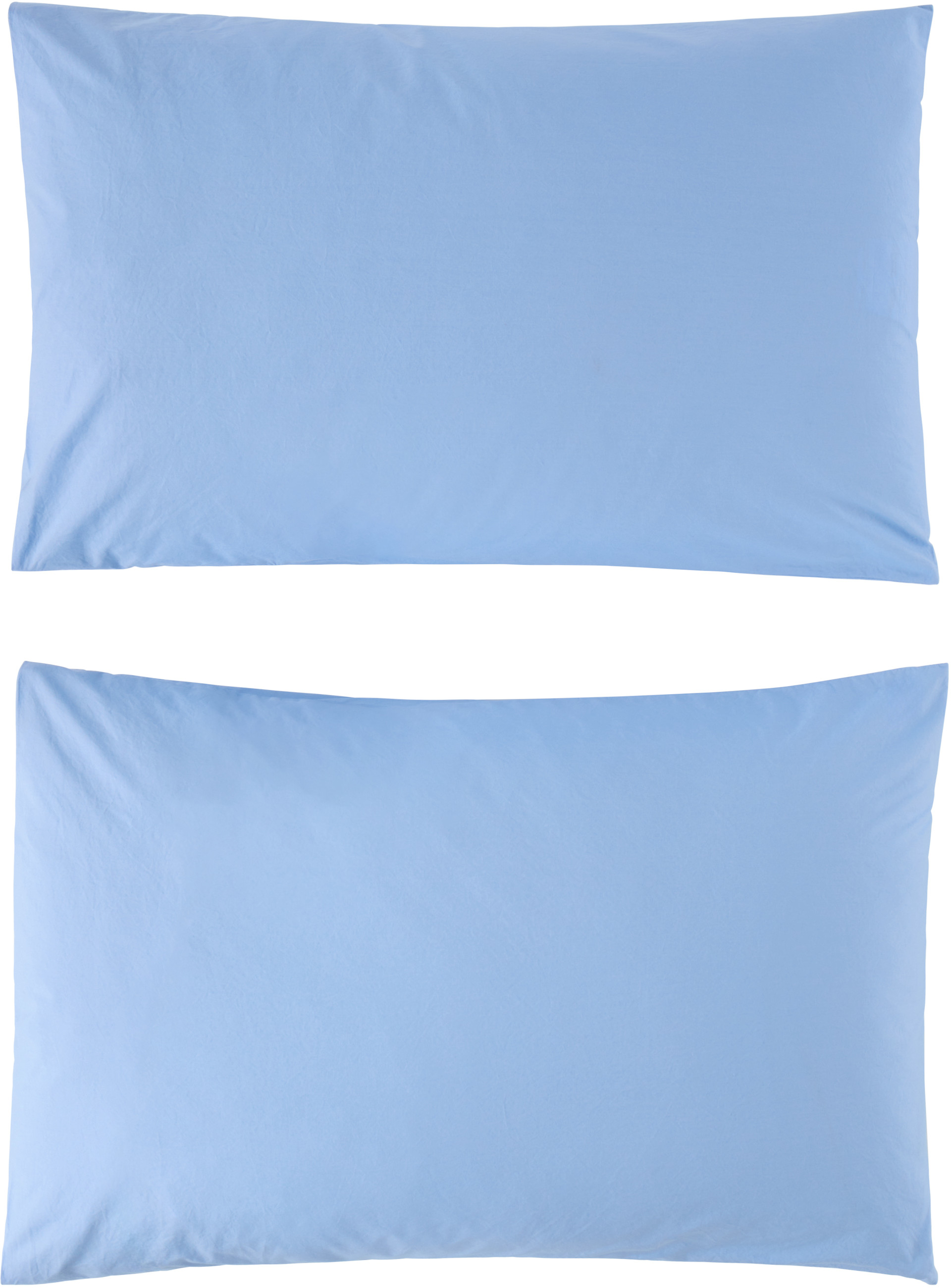 Tekla - Blue Percale Pillowcase Set