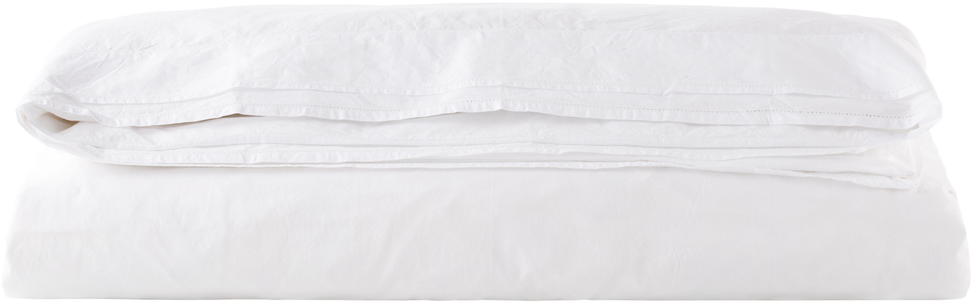 Tekla - Housse de couette Perle blanche, grand lit