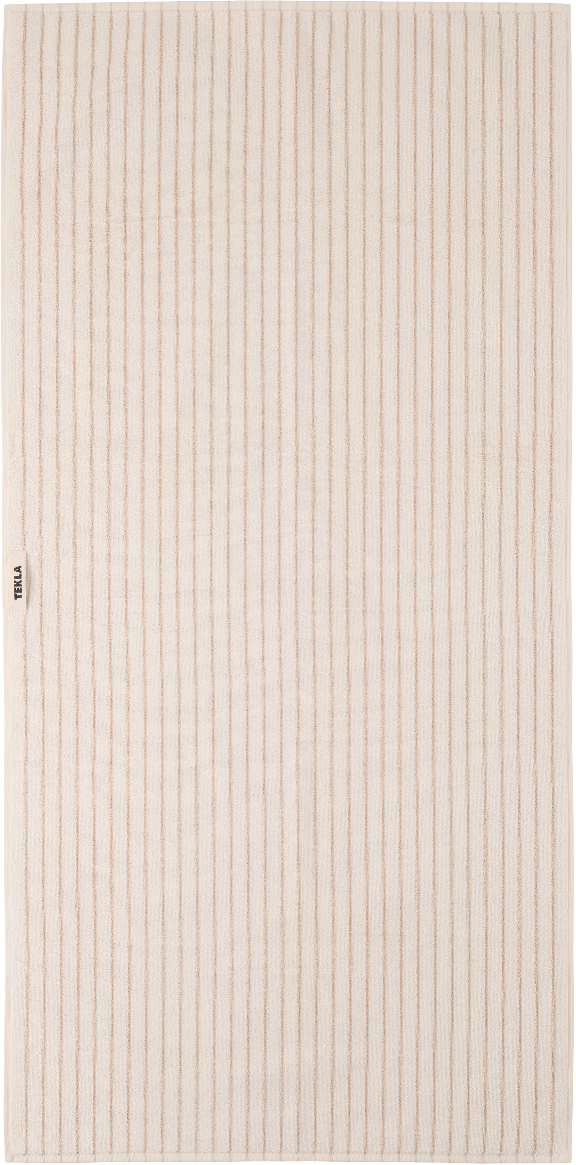 Tekla - Off-White & Tan Striped Towel Set, 3 pcs