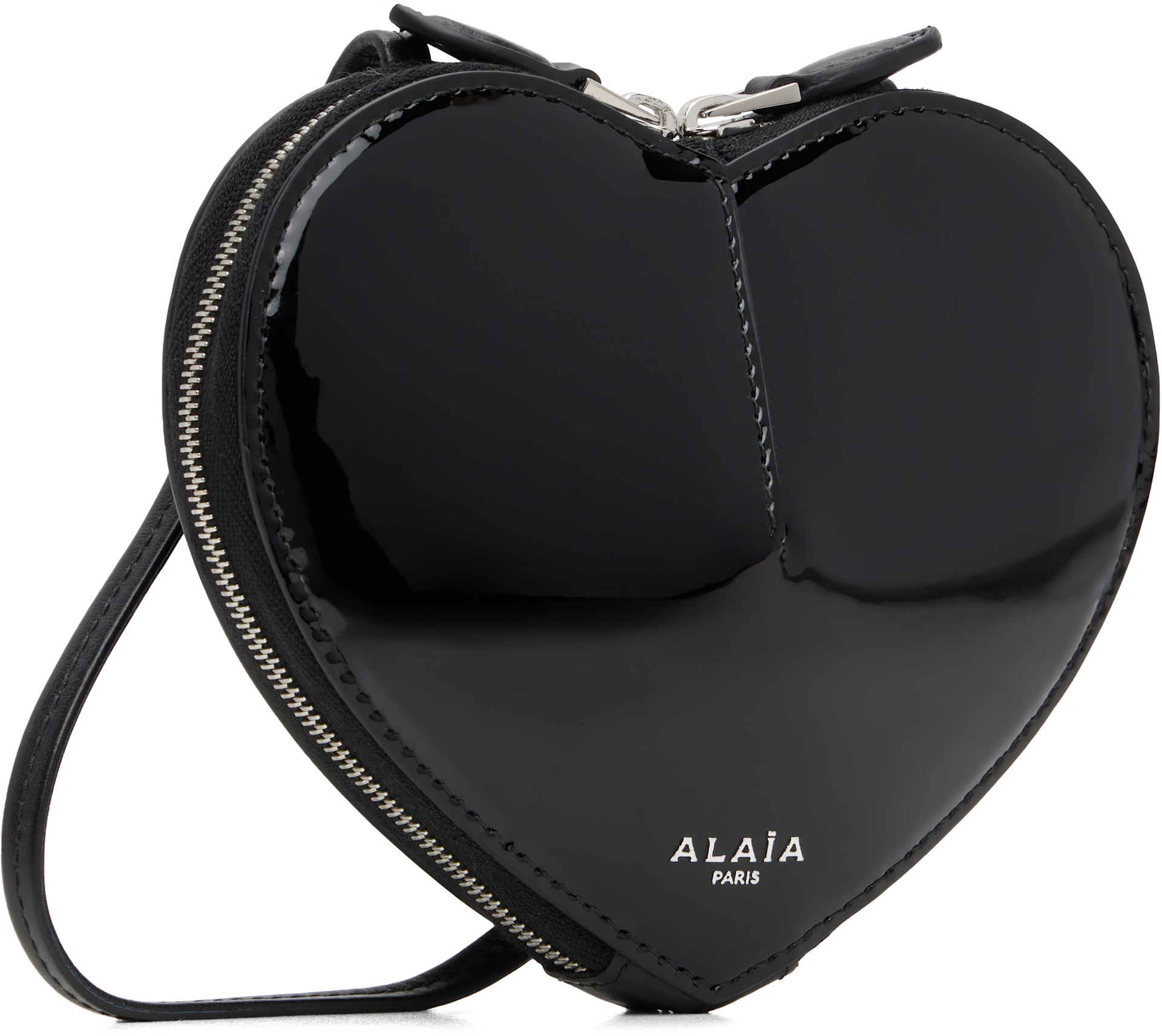 ALAÏA: Black 'Le Coeur' Small Bag | SSENSE